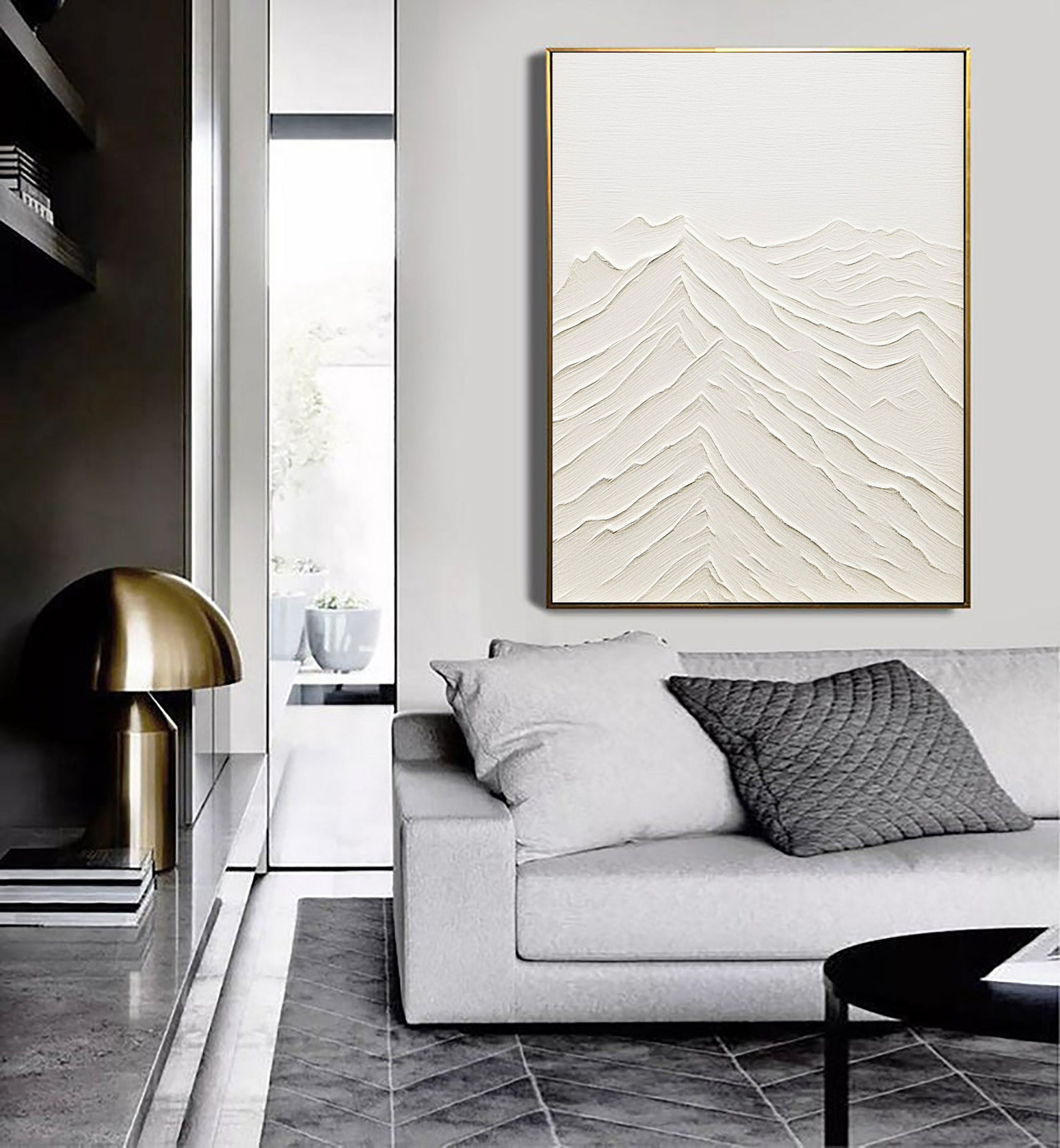 Plaster Art Minimalist Textured Painting #MM090