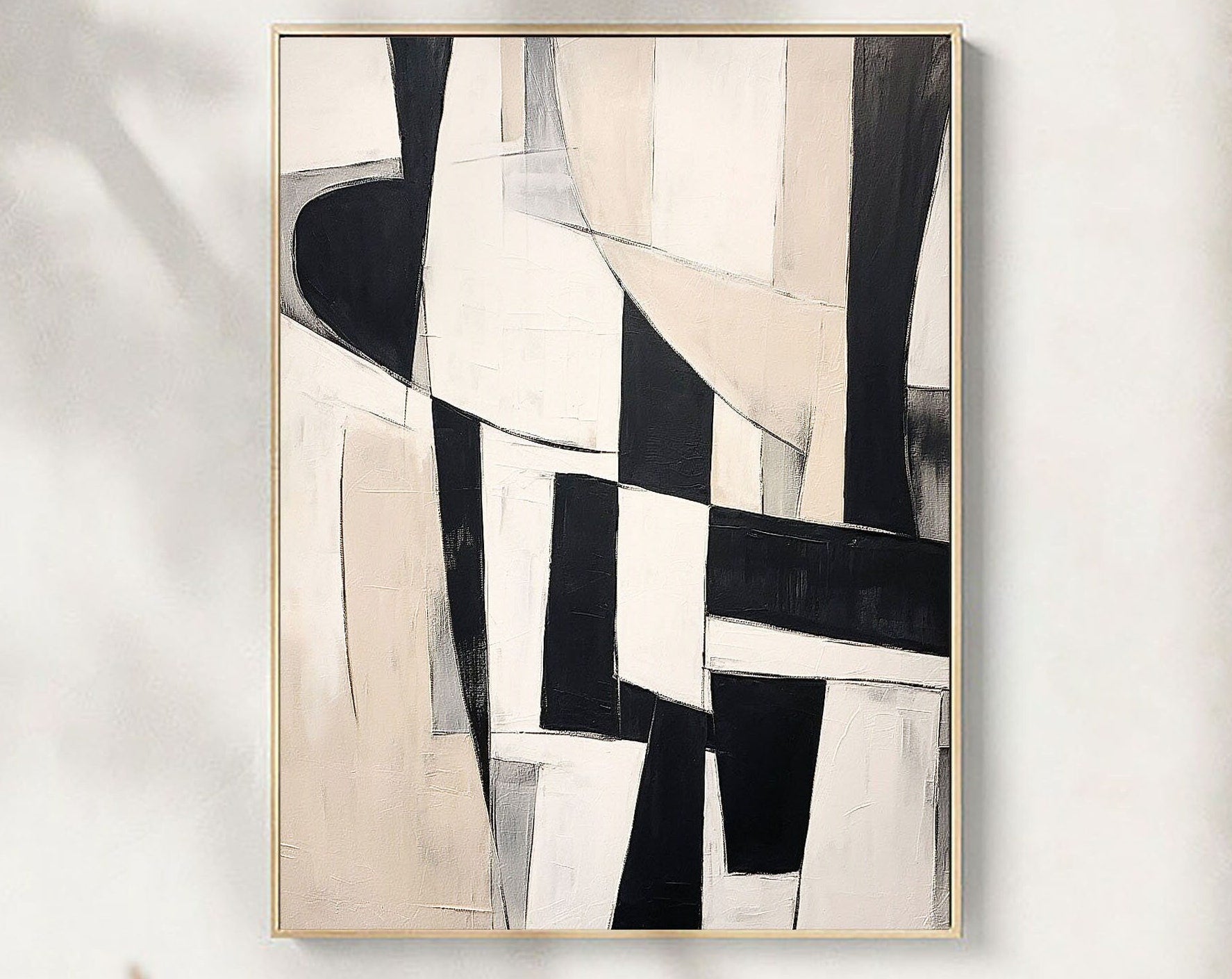 Beige & Brown Abstract #BB013