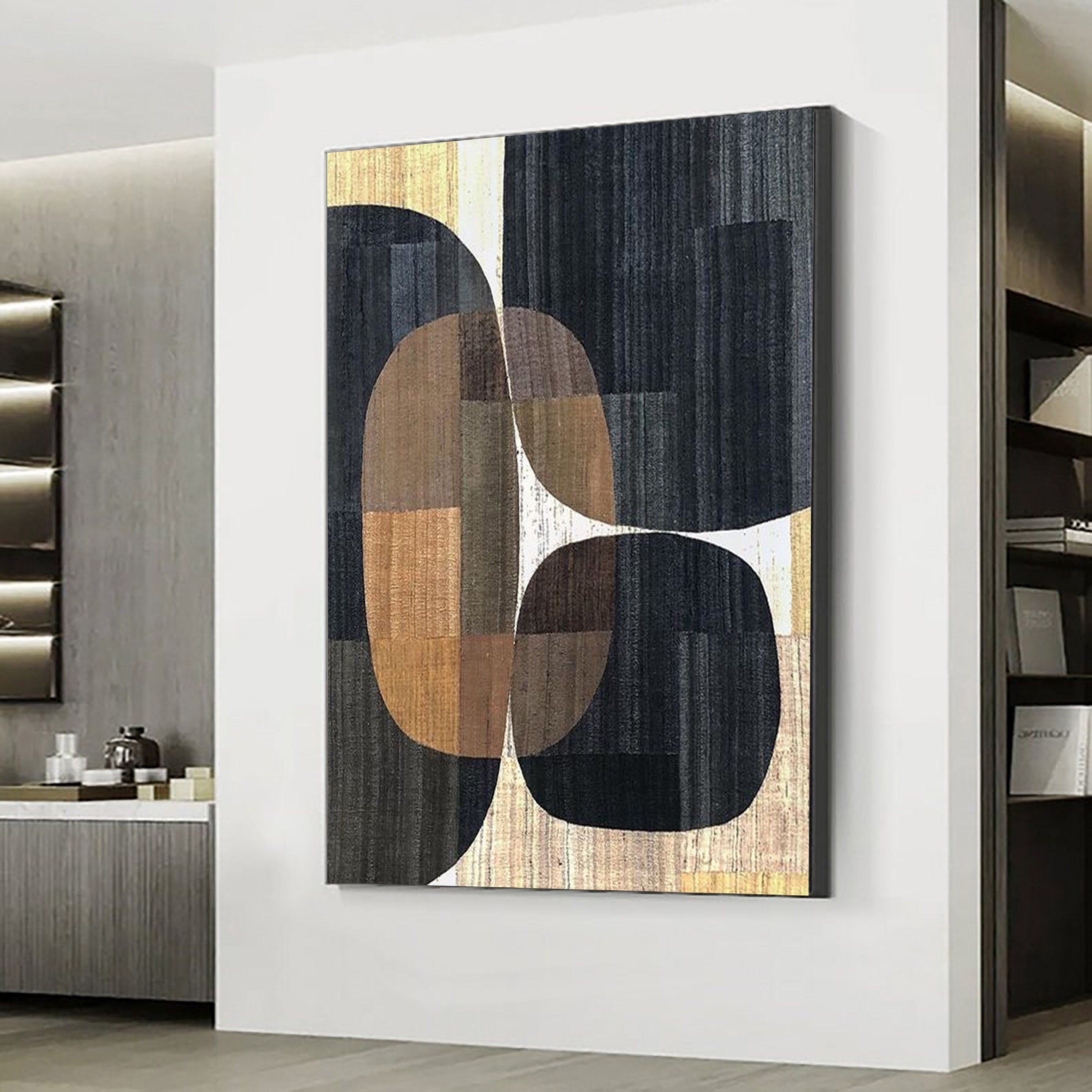 Beige & Brown Abstract #BB050
