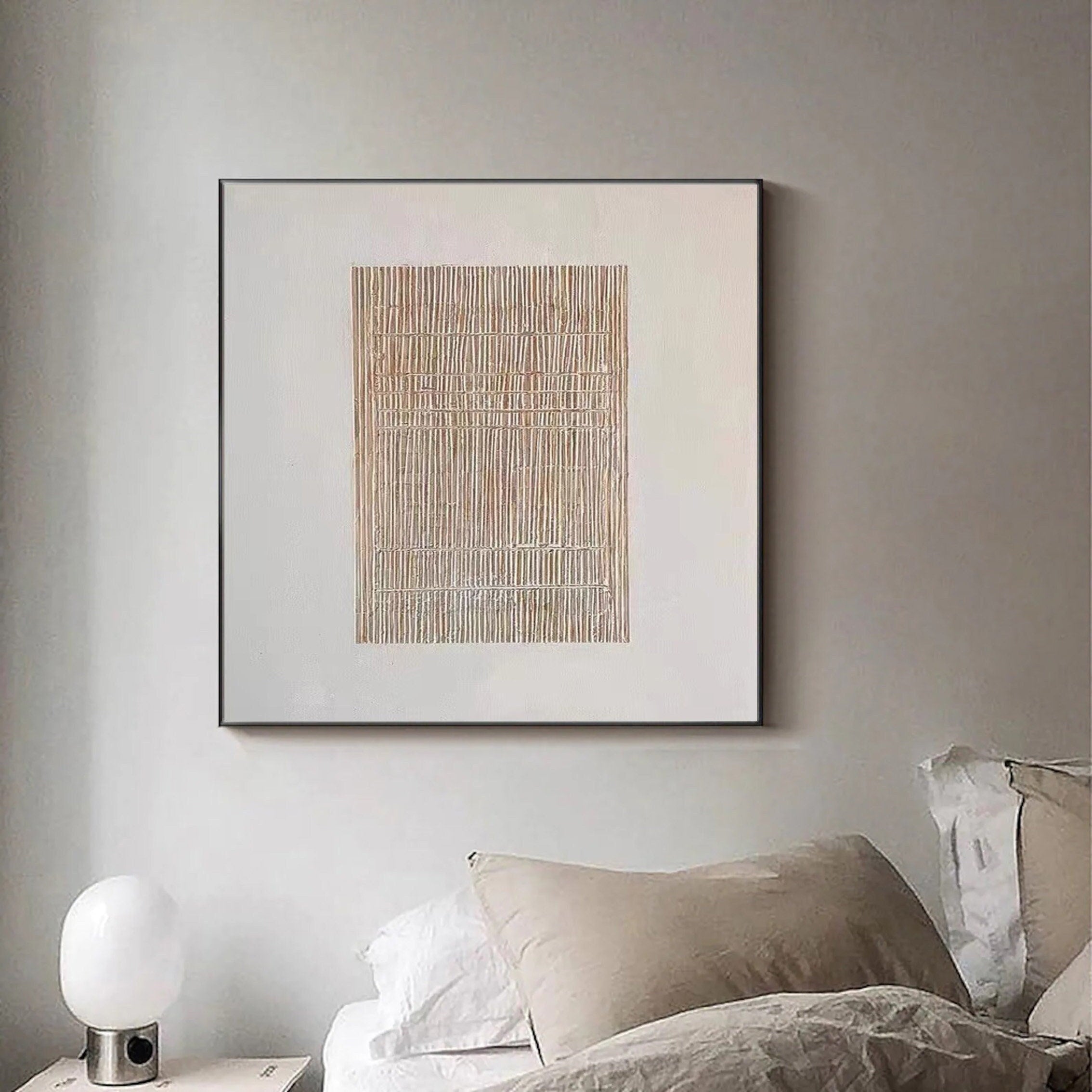 Beige & Brown Abstract #BB028