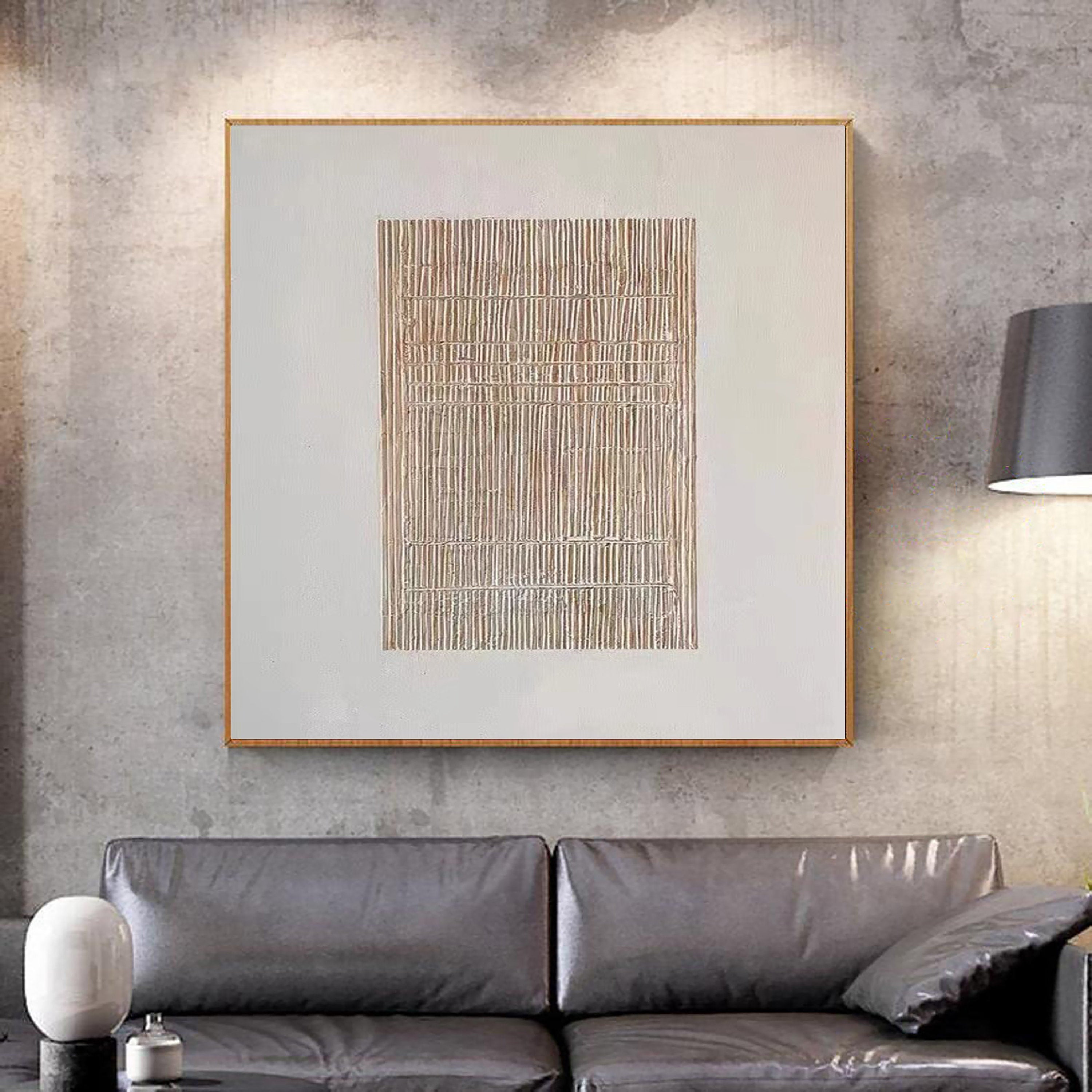 Beige & Brown Abstract #BB028