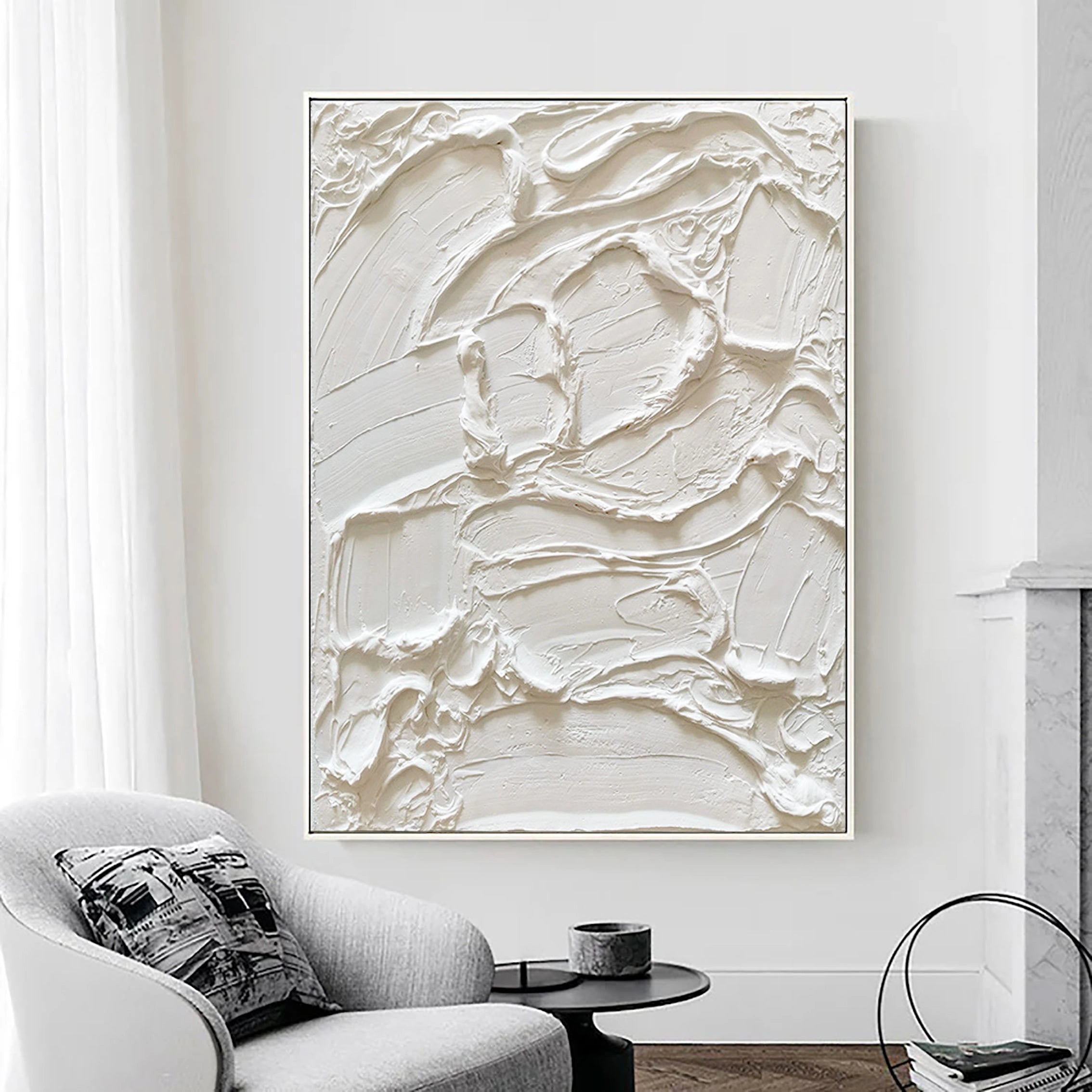 Plaster Art Minimalist Textured Painting #MM035