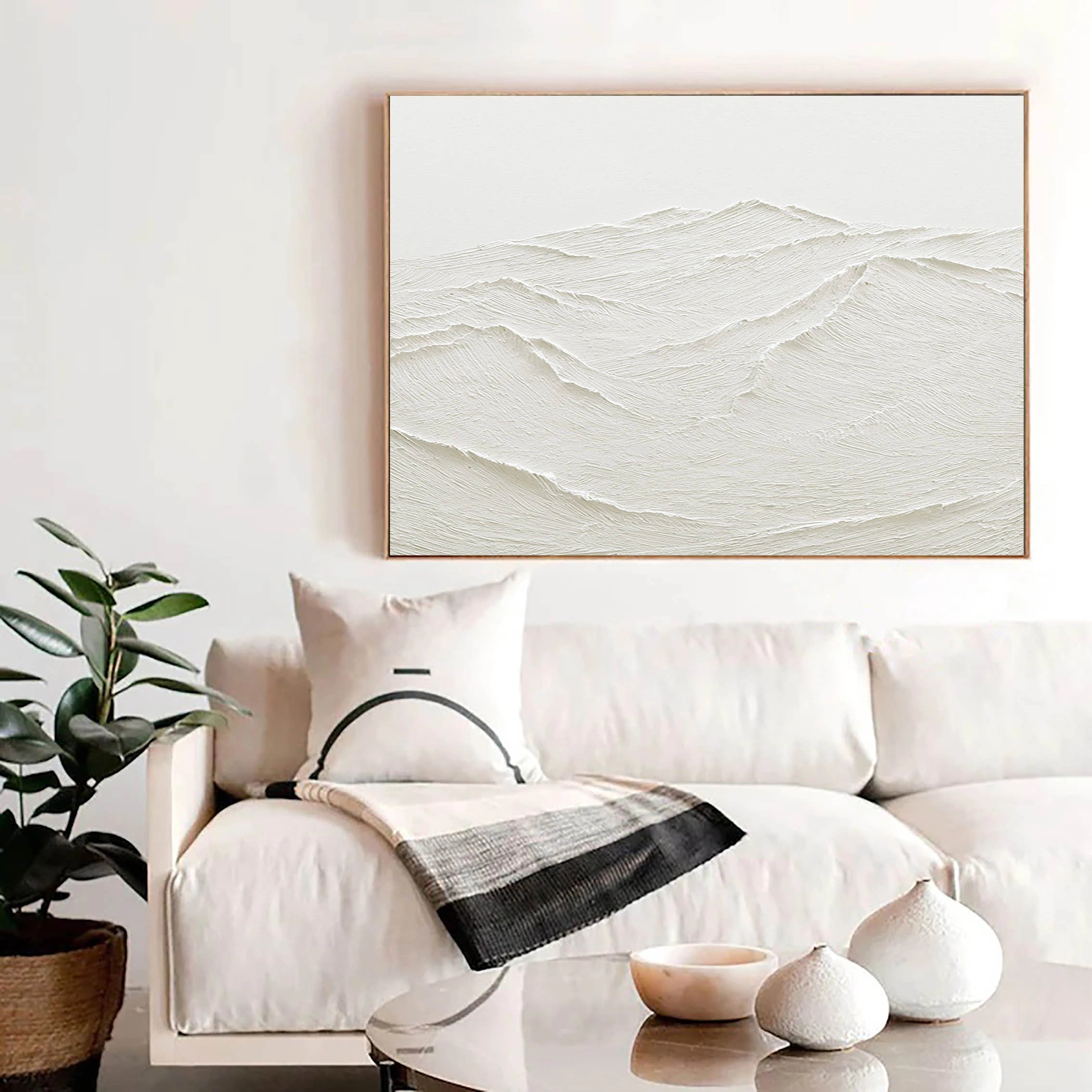 Plaster Art Minimalist Textured Painting #MM027