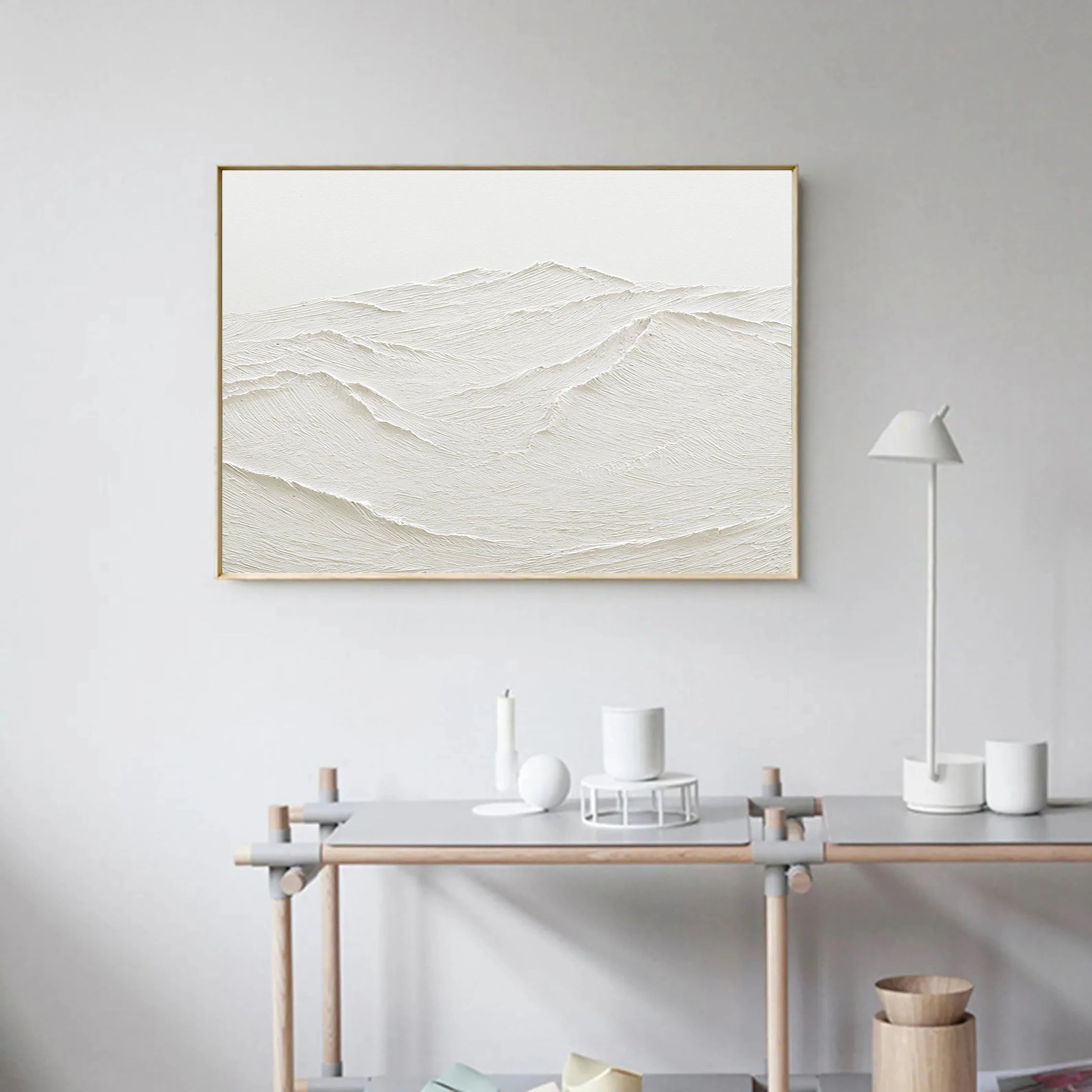 Plaster Art Minimalist Textured Painting #MM027