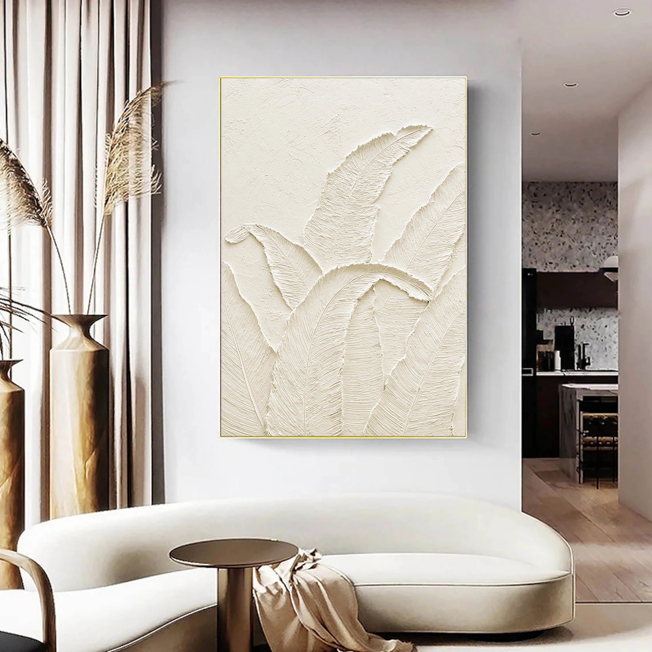 Plaster Art Minimalist Textured Painting #MM033