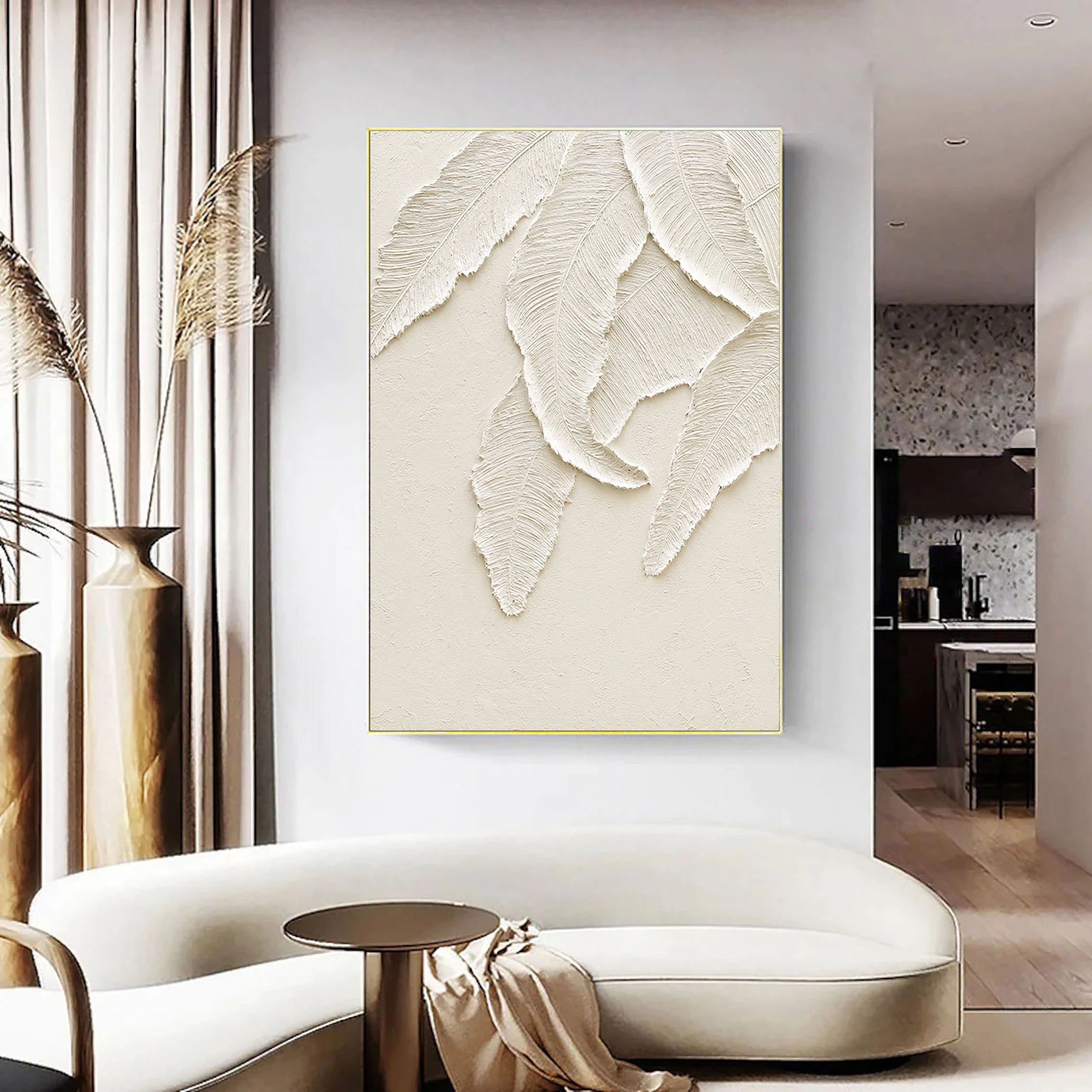 Plaster Art Minimalist Textured Painting #MM013