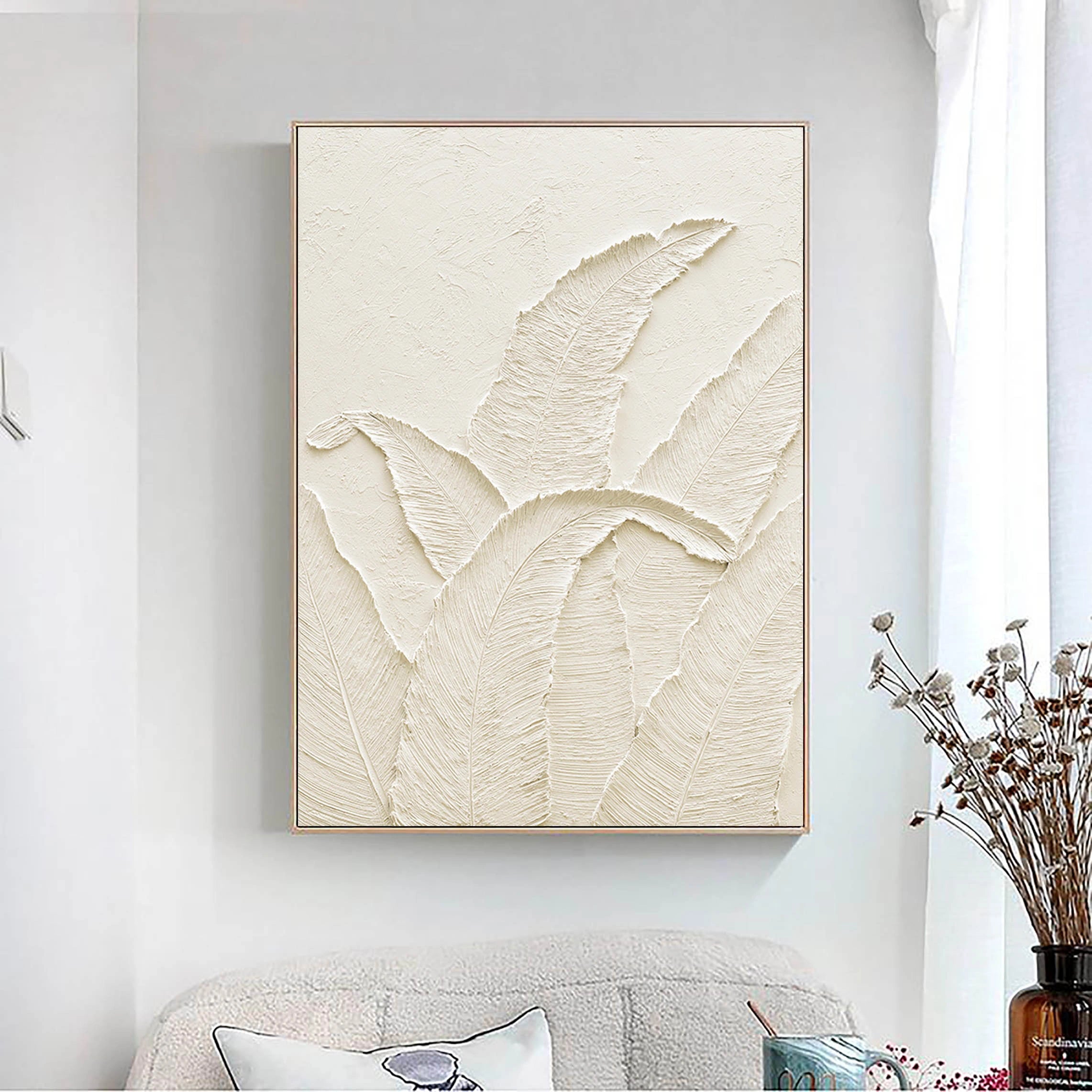 Plaster Art Minimalist Textured Painting #MM033