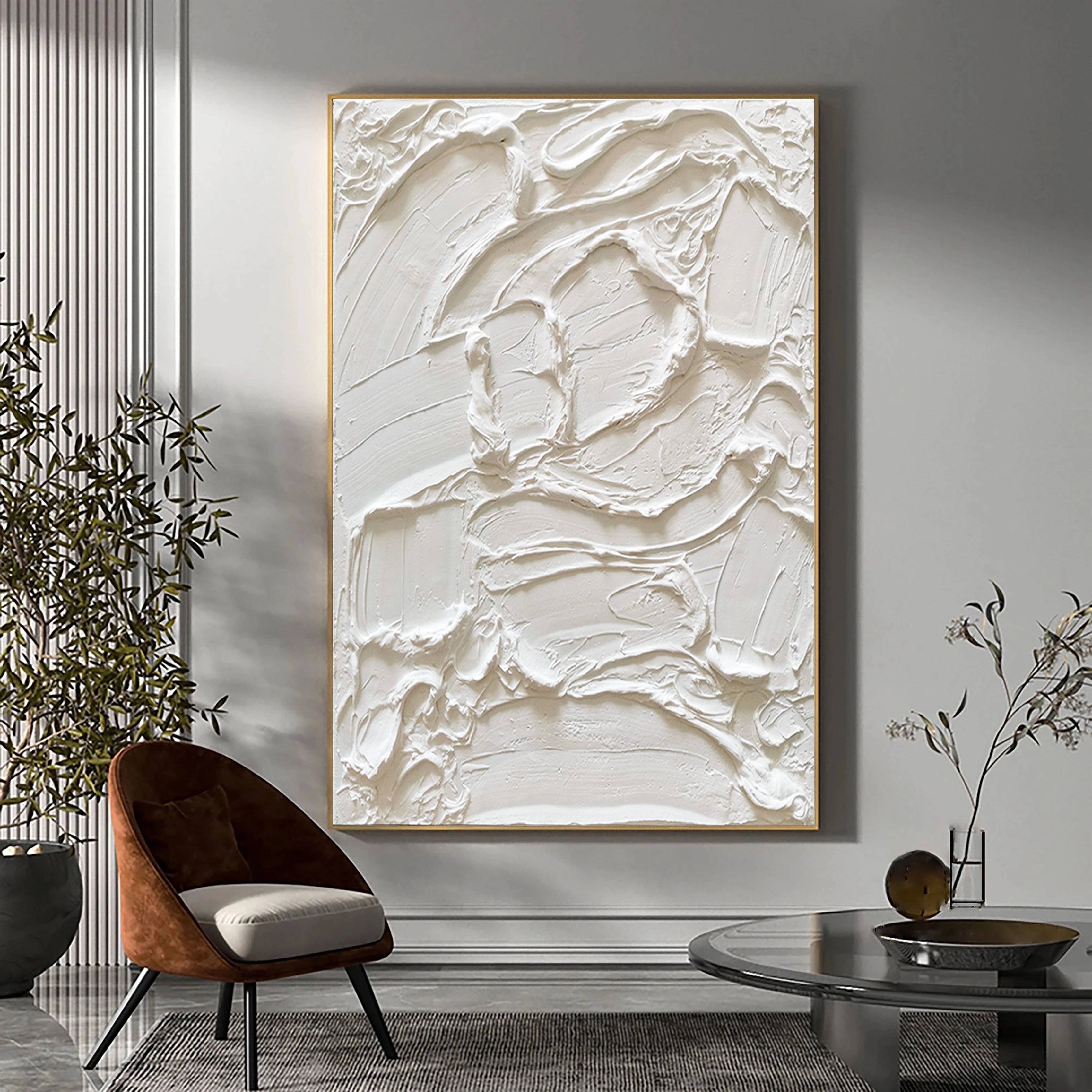 Plaster Art Minimalist Textured Painting #MM035