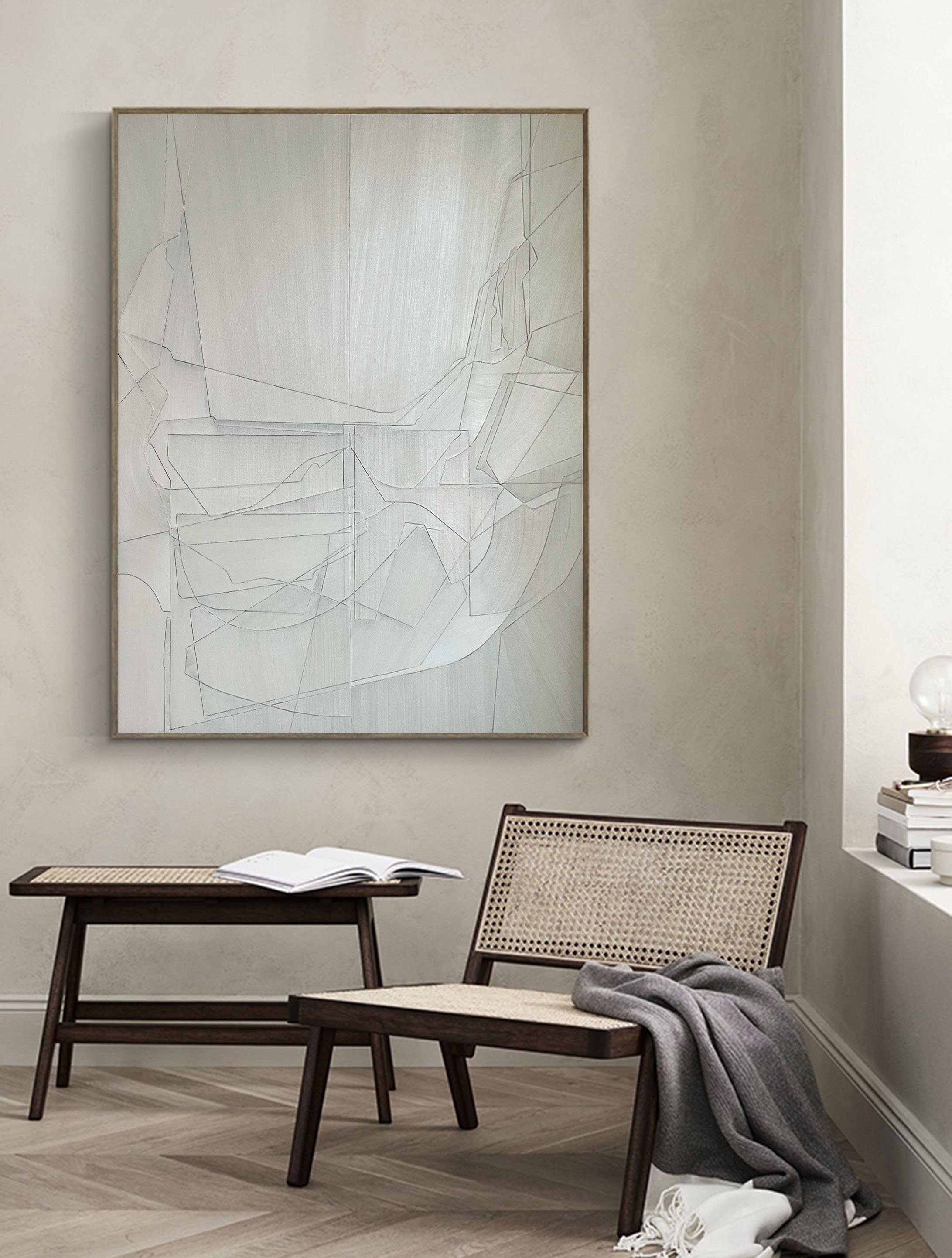 Geometric Abstract Painting Canvas #MM077