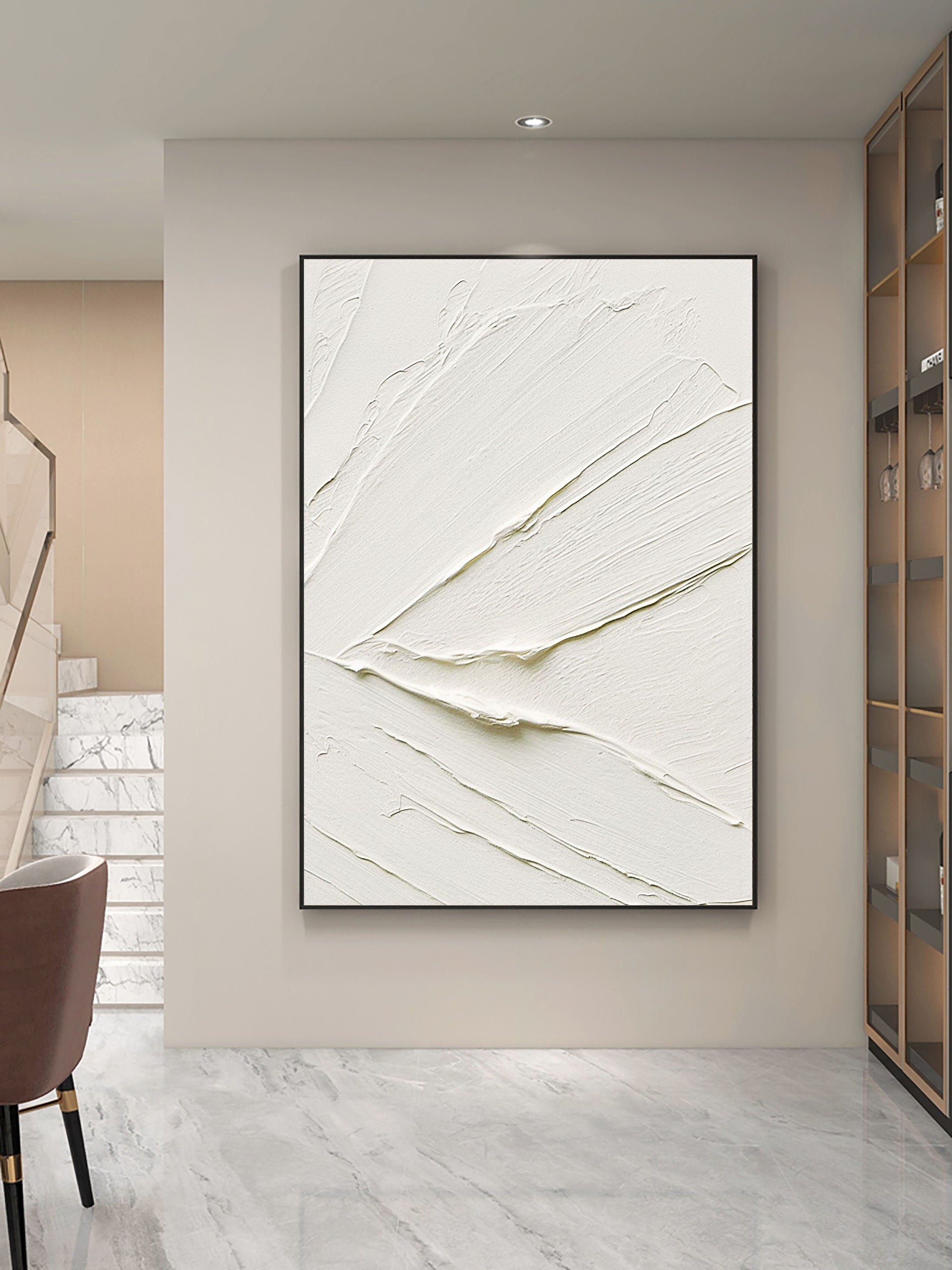 Plaster Art Minimalist Textured Painting #MM083