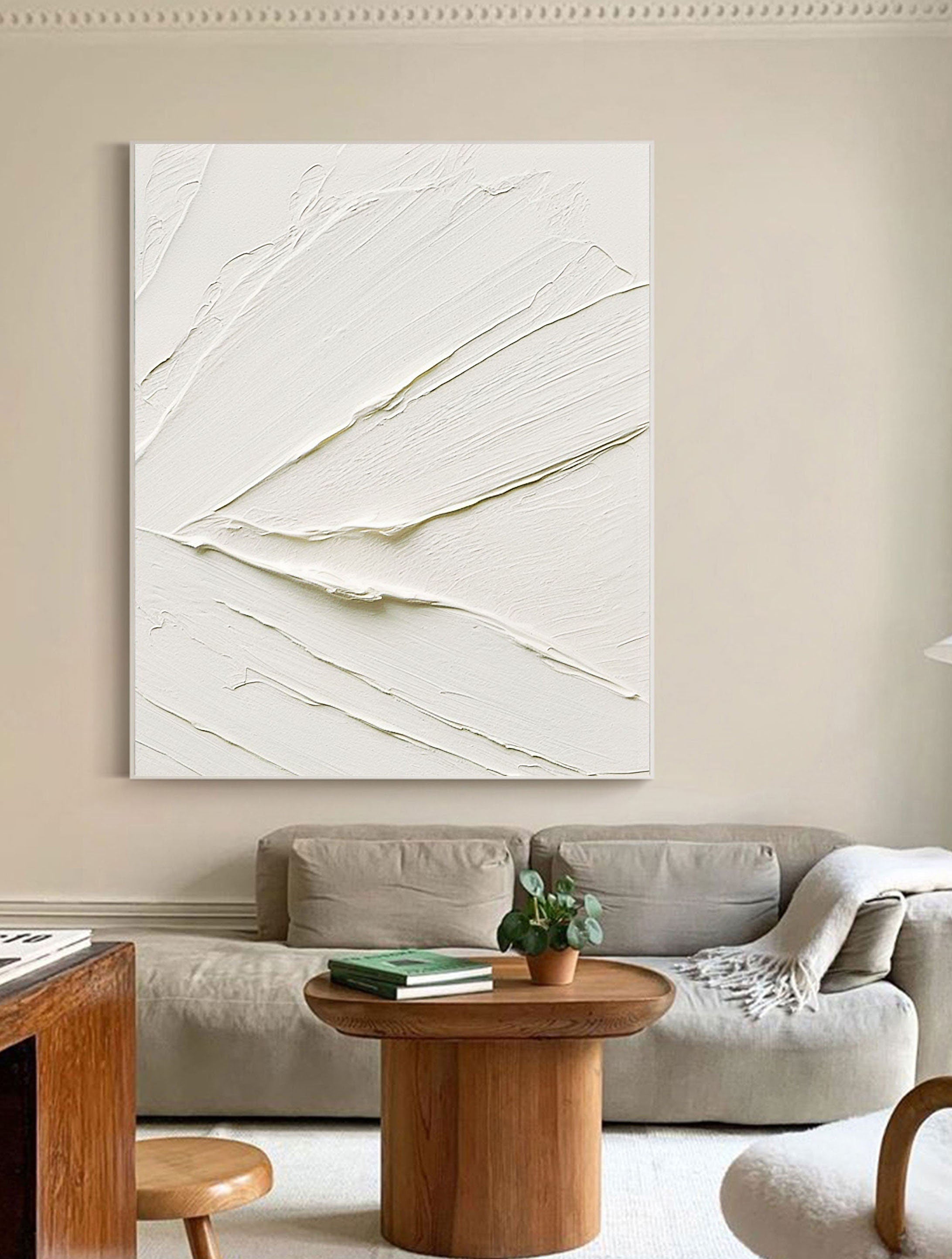 Plaster Art Minimalist Textured Painting #MM083