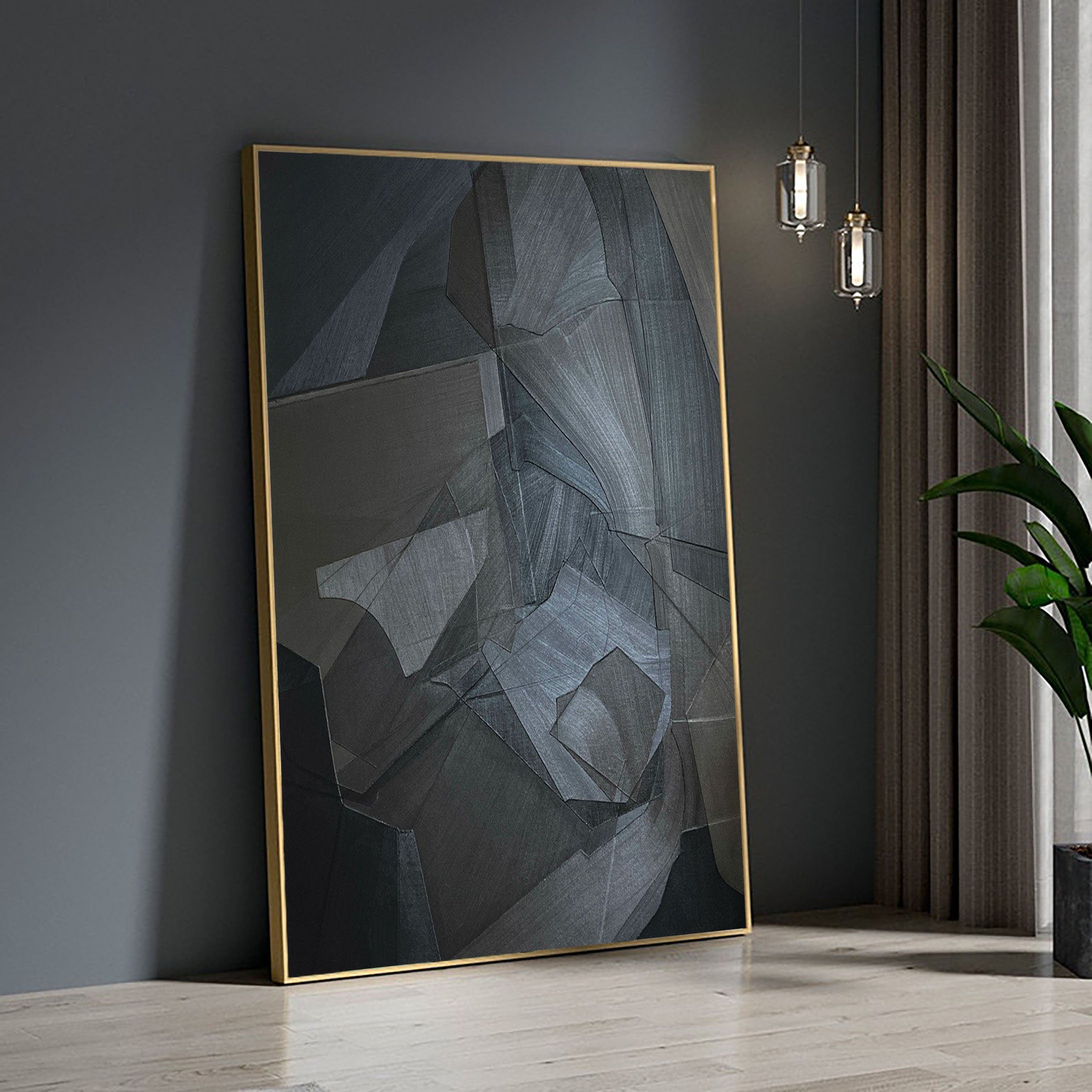 Minimalist Zen Canvas Painting #MZ039