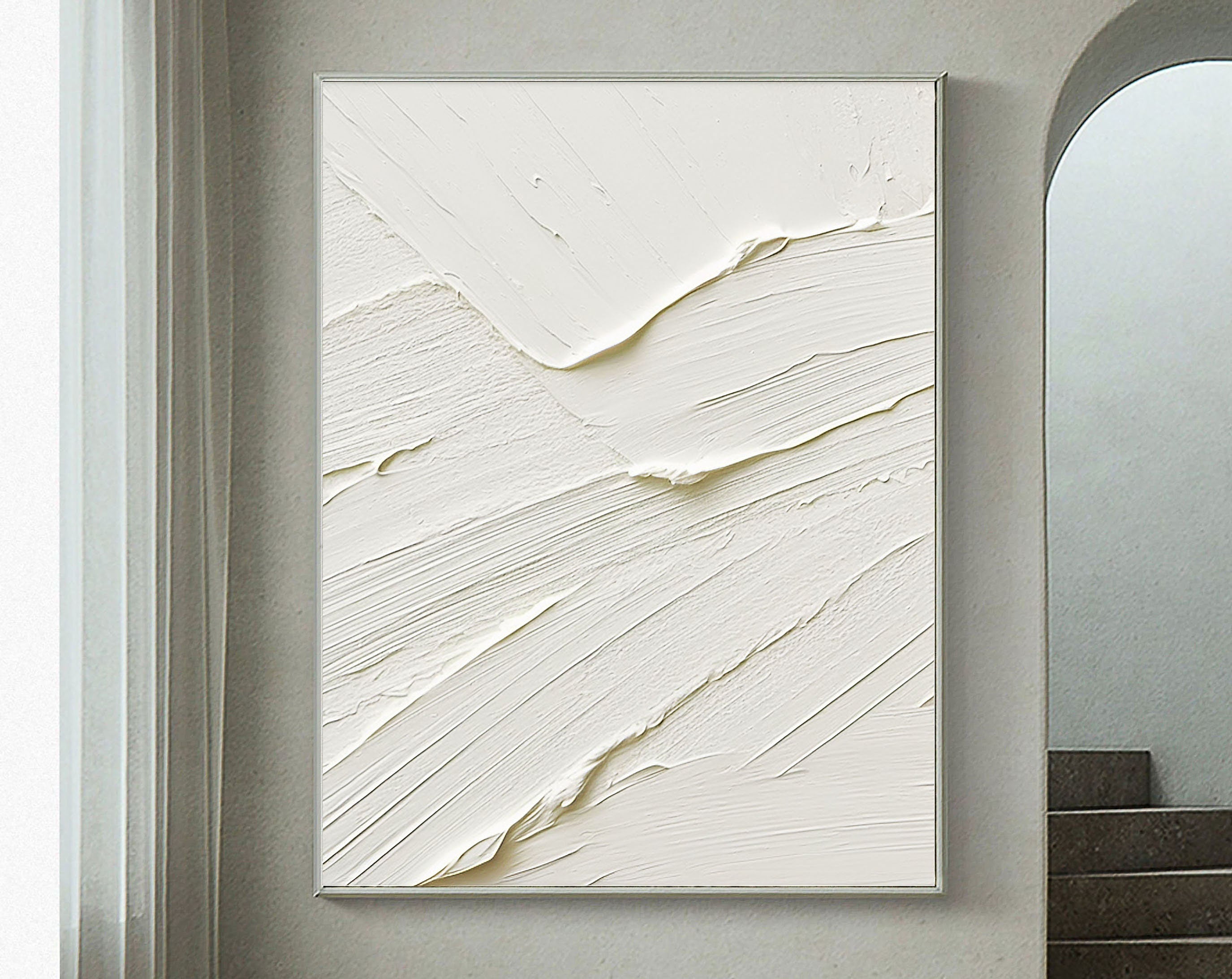 Plaster Art Minimalist Textured Painting #MM085