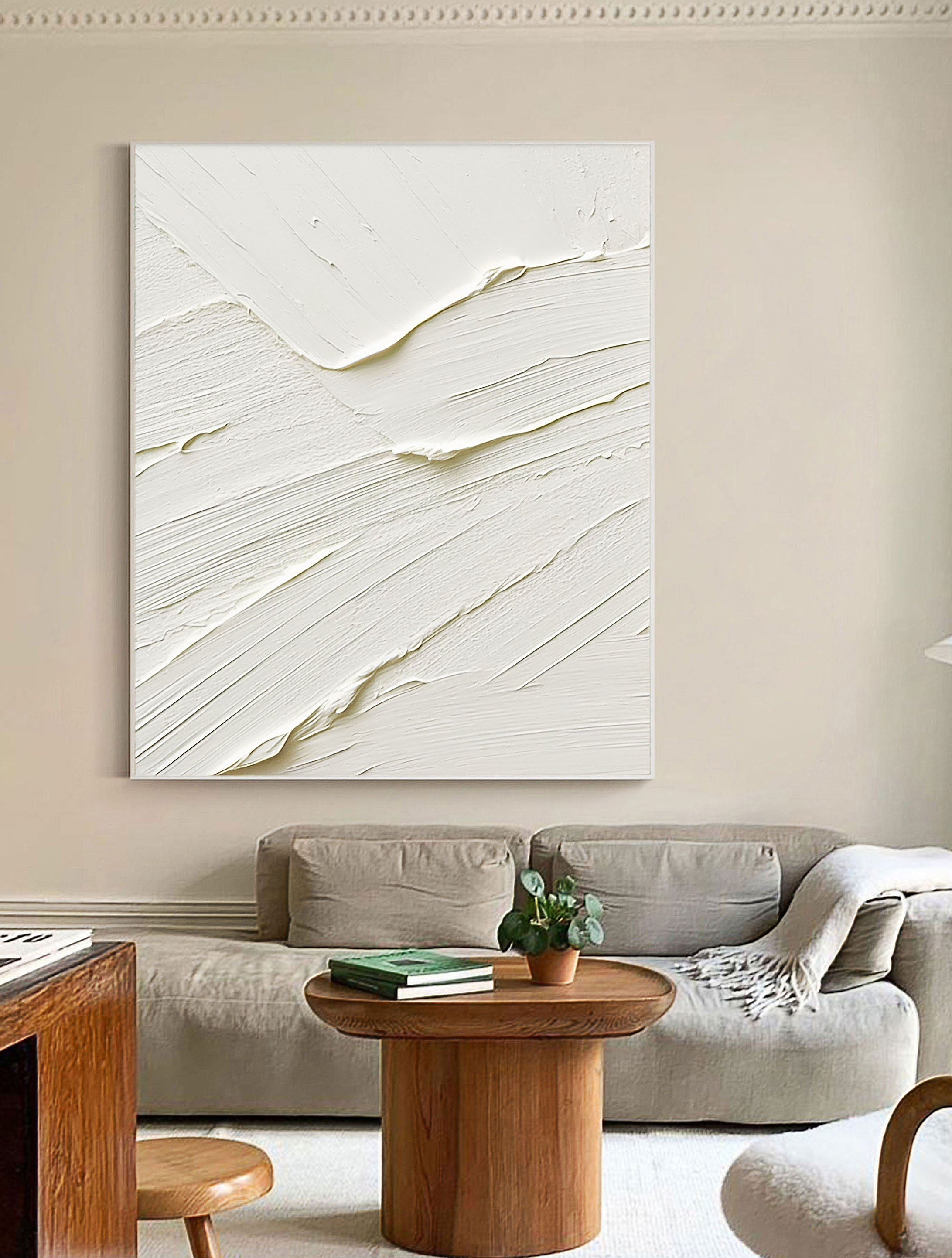 Plaster Art Minimalist Textured Painting #MM085