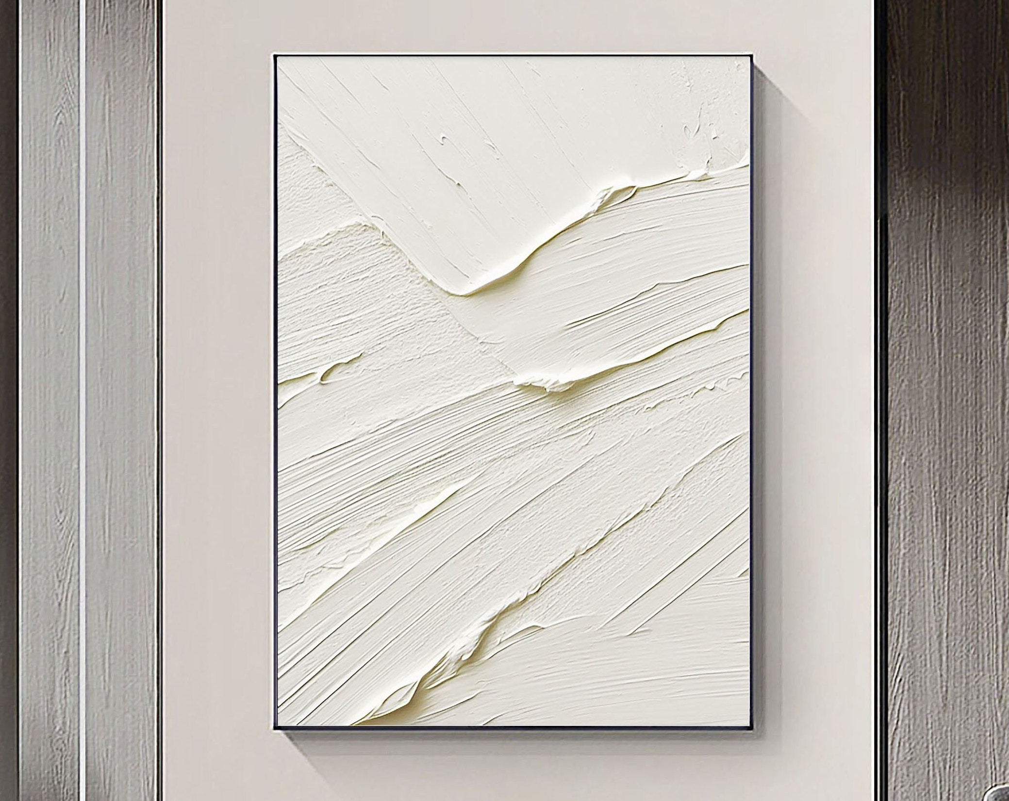 Plaster Art Minimalist Textured Painting #MM085