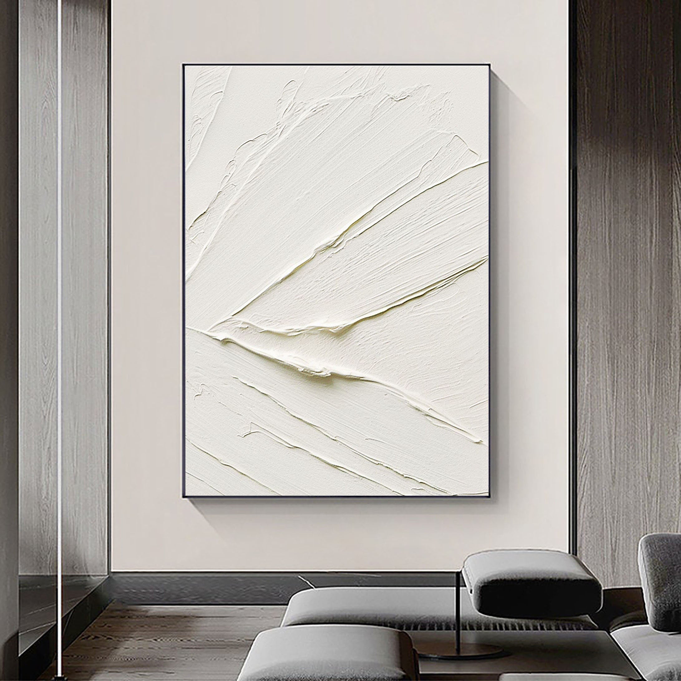Plaster Art Minimalist Textured Painting #MM083