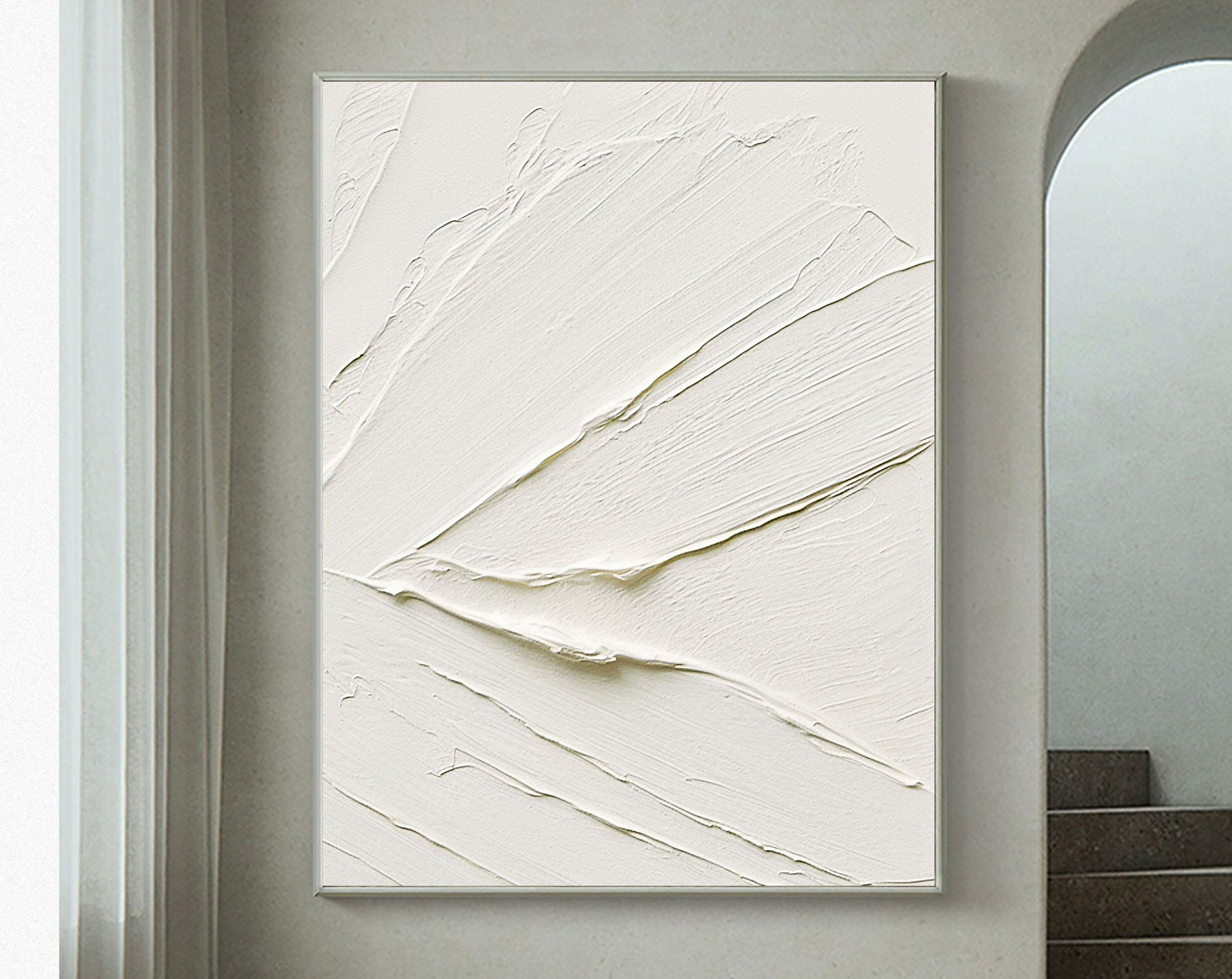 Plaster Art Minimalist Textured Painting #MM083