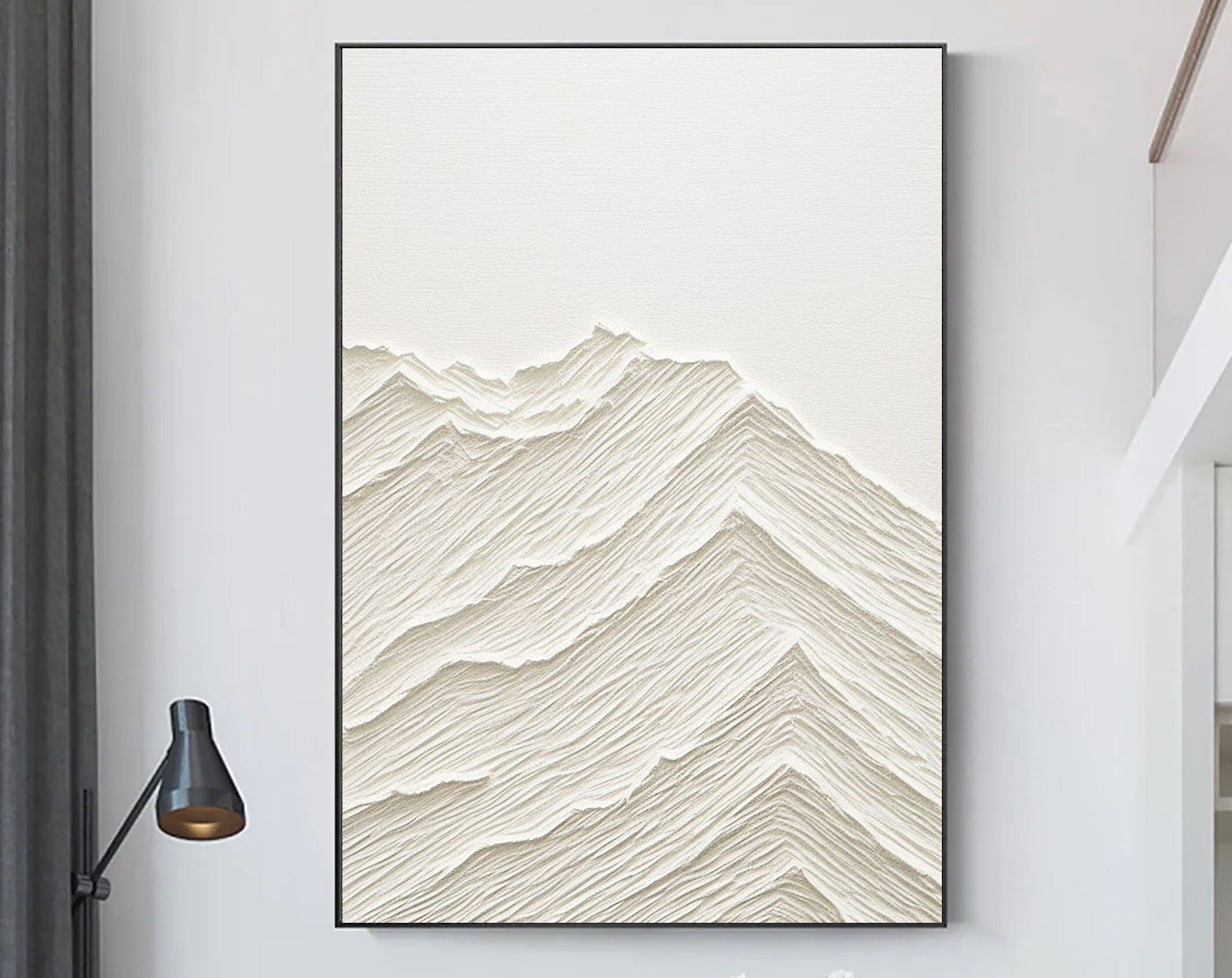 Plaster Art Minimalist Textured Painting #MM086