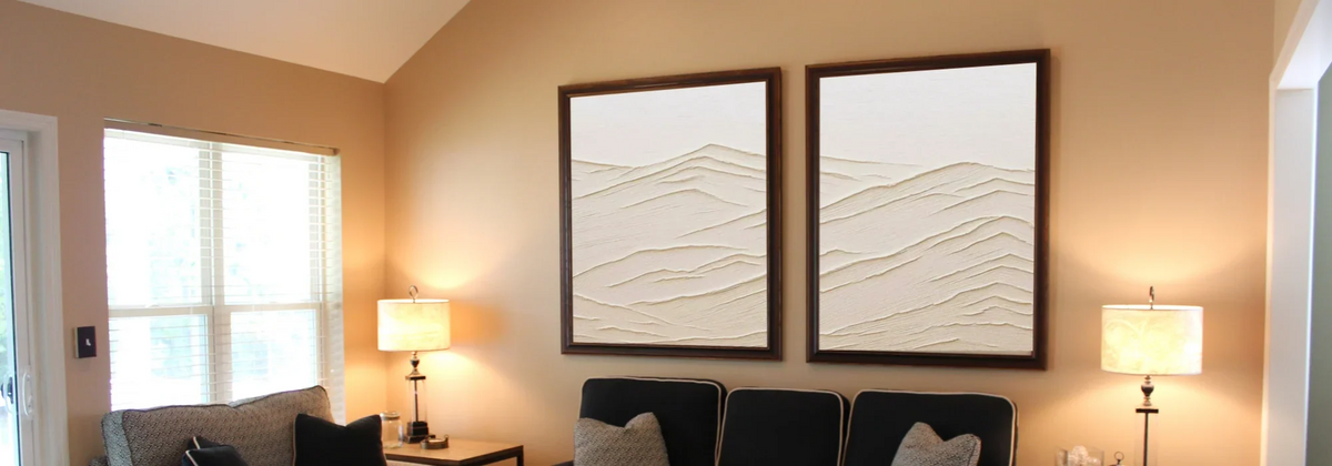 Large Abstract Wall Art for Living Room: 2026 Size & Style Guide