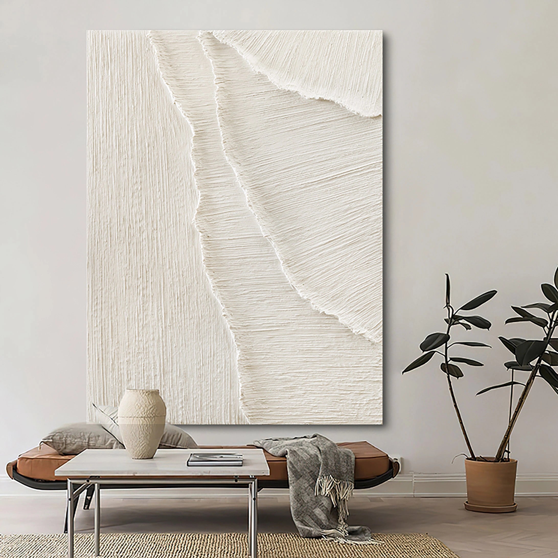 Plaster Art Minimalist Textured Painting #MM009