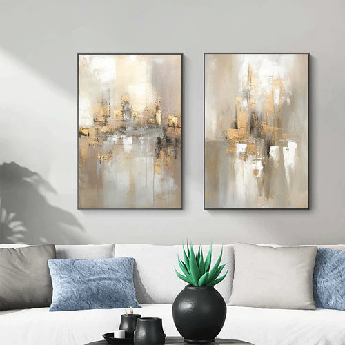 Abstract Painting Set of 2 #AB 137