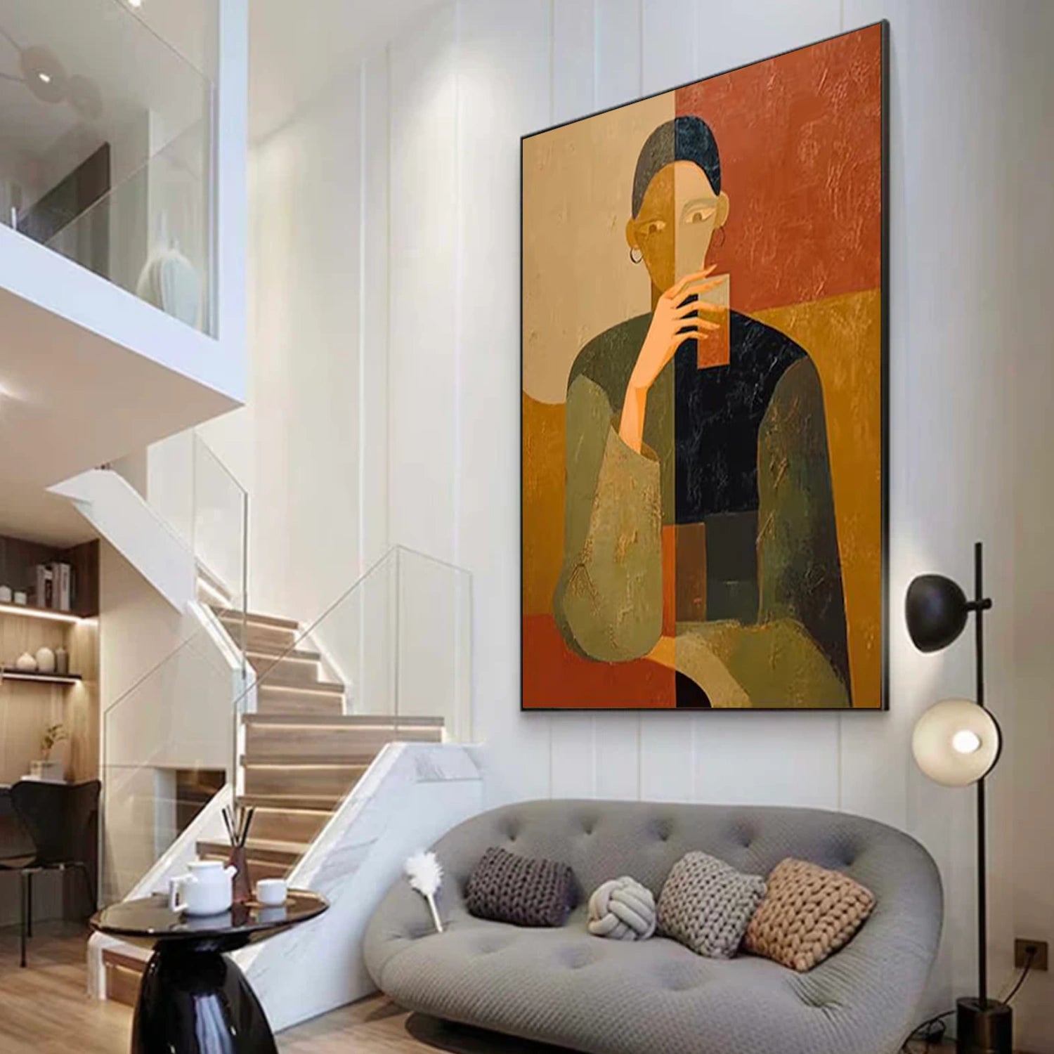 Abstract Portrait Wall Art # PT043