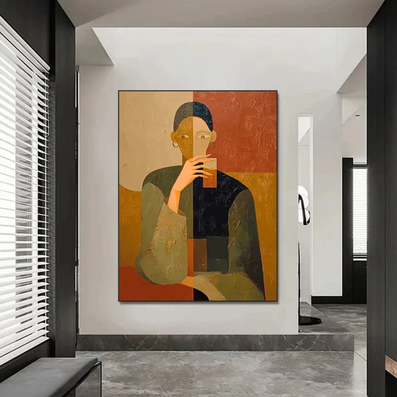 Abstract Portrait Wall Art # PT043