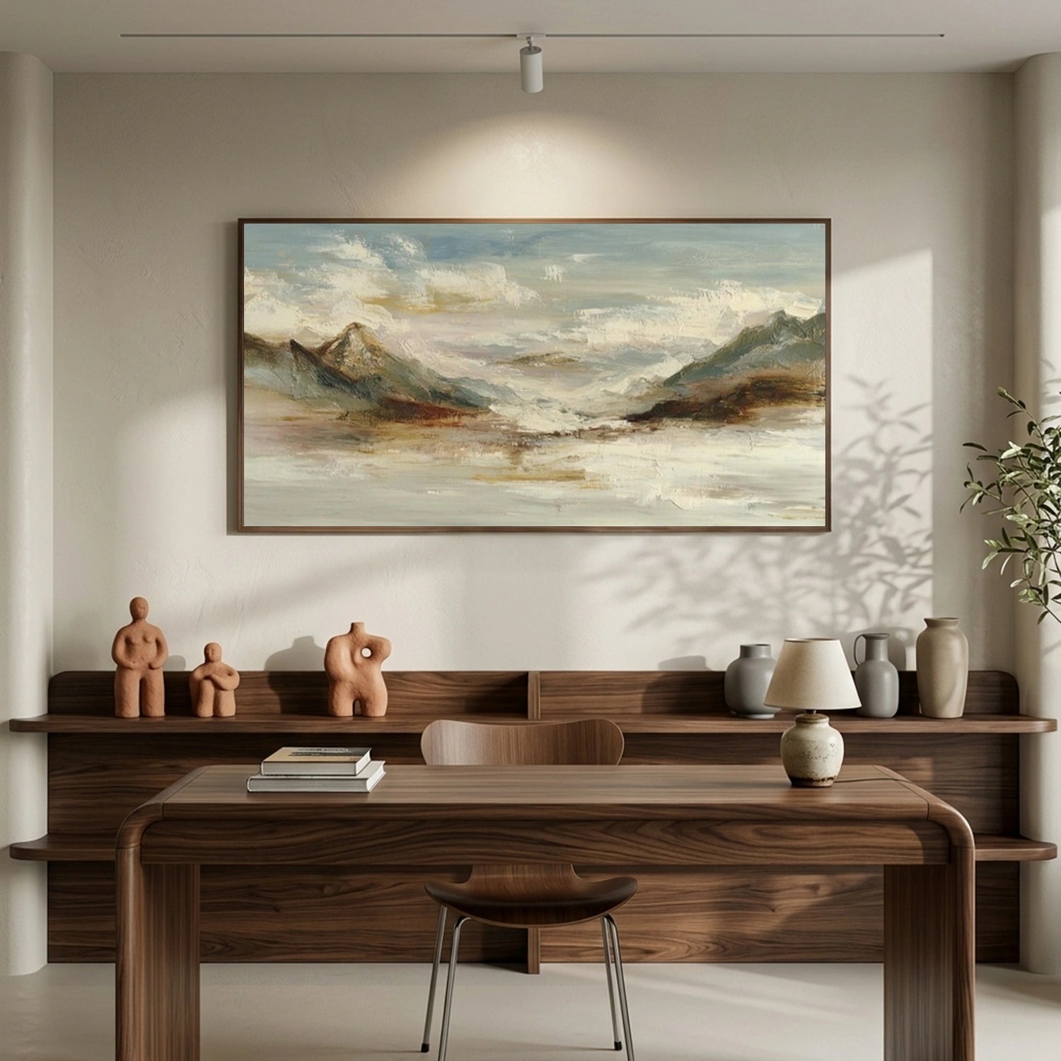 Minimalist Mountain Texture Canvas # MM443