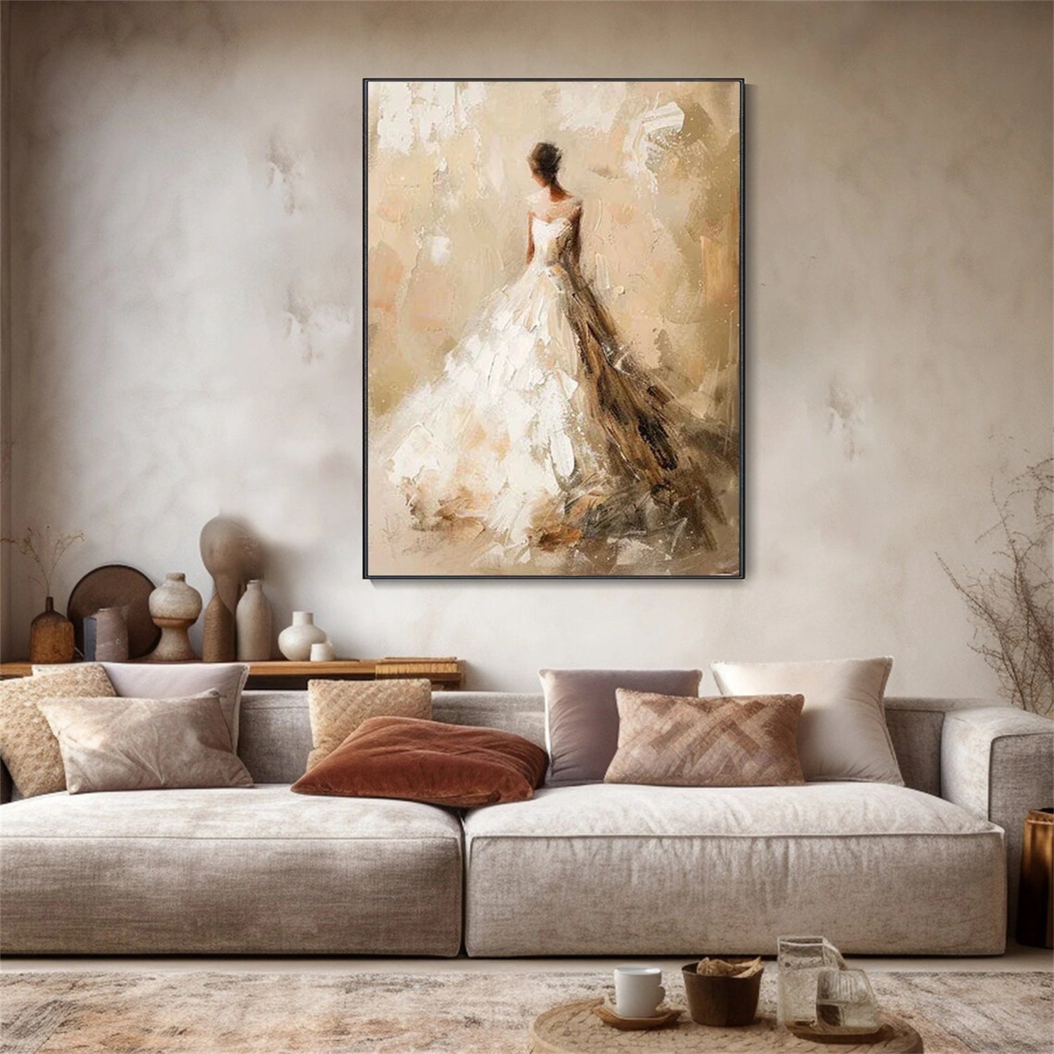 Abstract Portrait Texture Wall Art # PT039