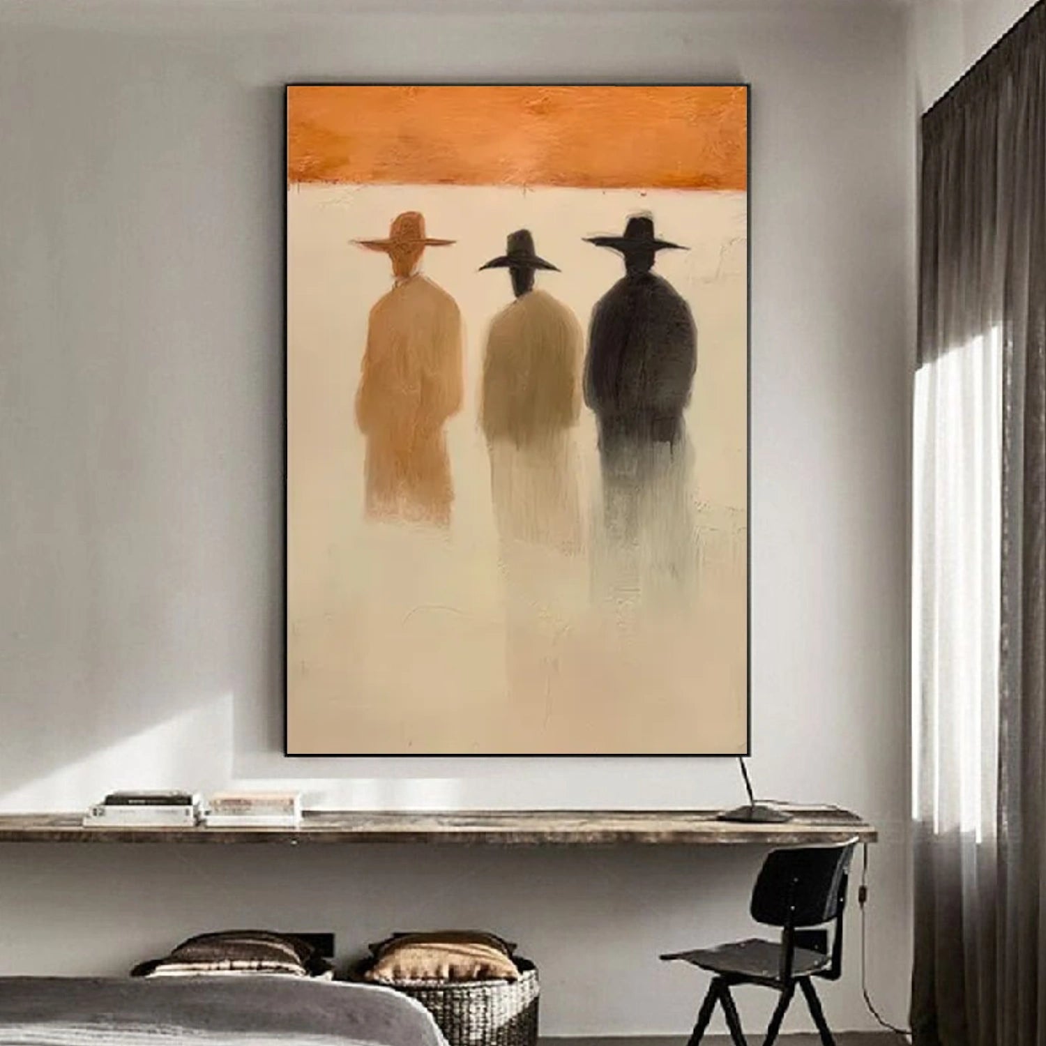 Contemporary Abstract Minimalist Textured Wall Art #CW052