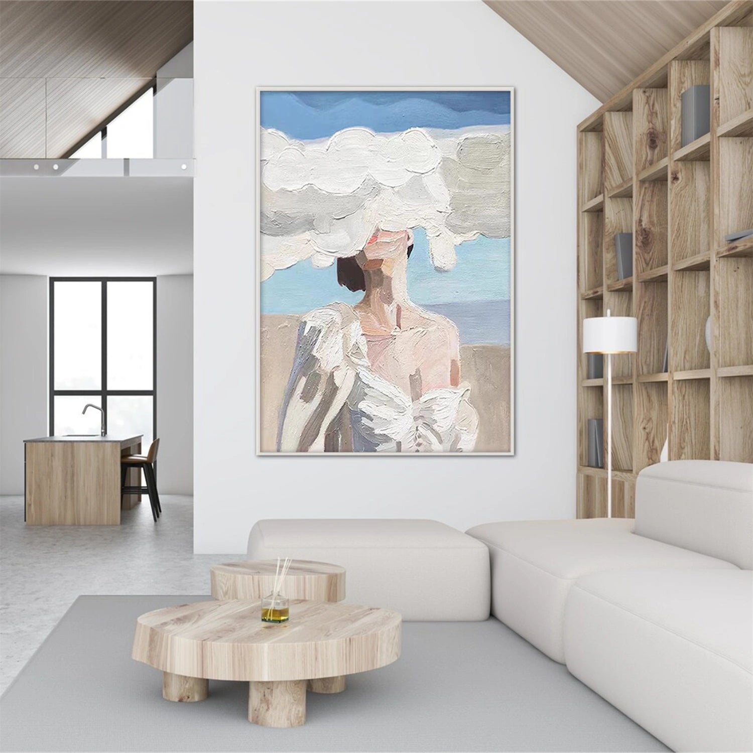 Abstract Portrait Texture Wall Art # PT040
