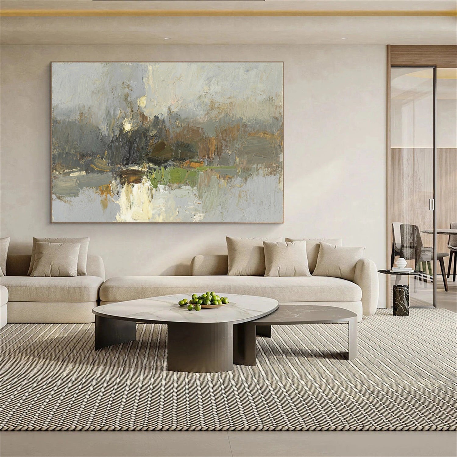 Abstract Textured Wall Art #AB 534