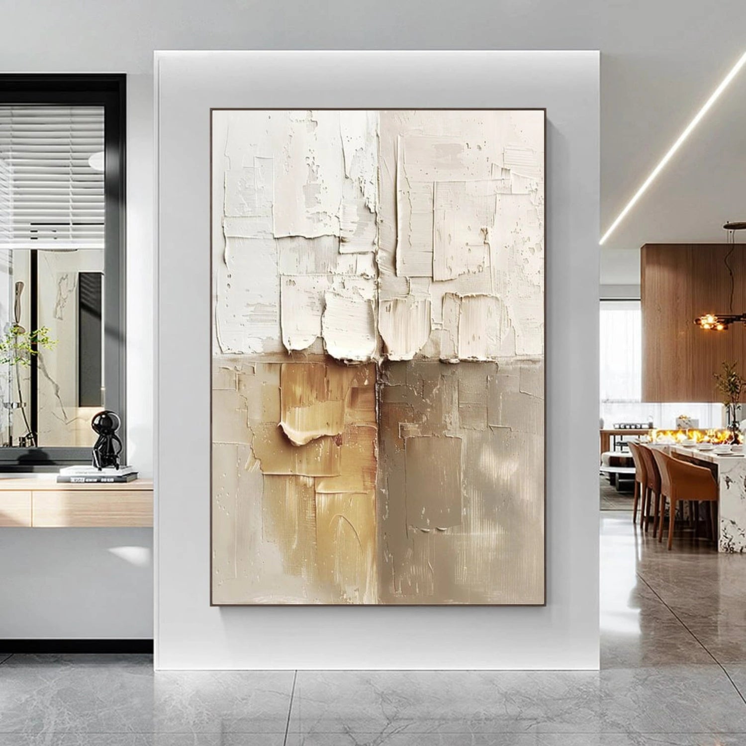 Abstract Textured Wall Art #AB 528