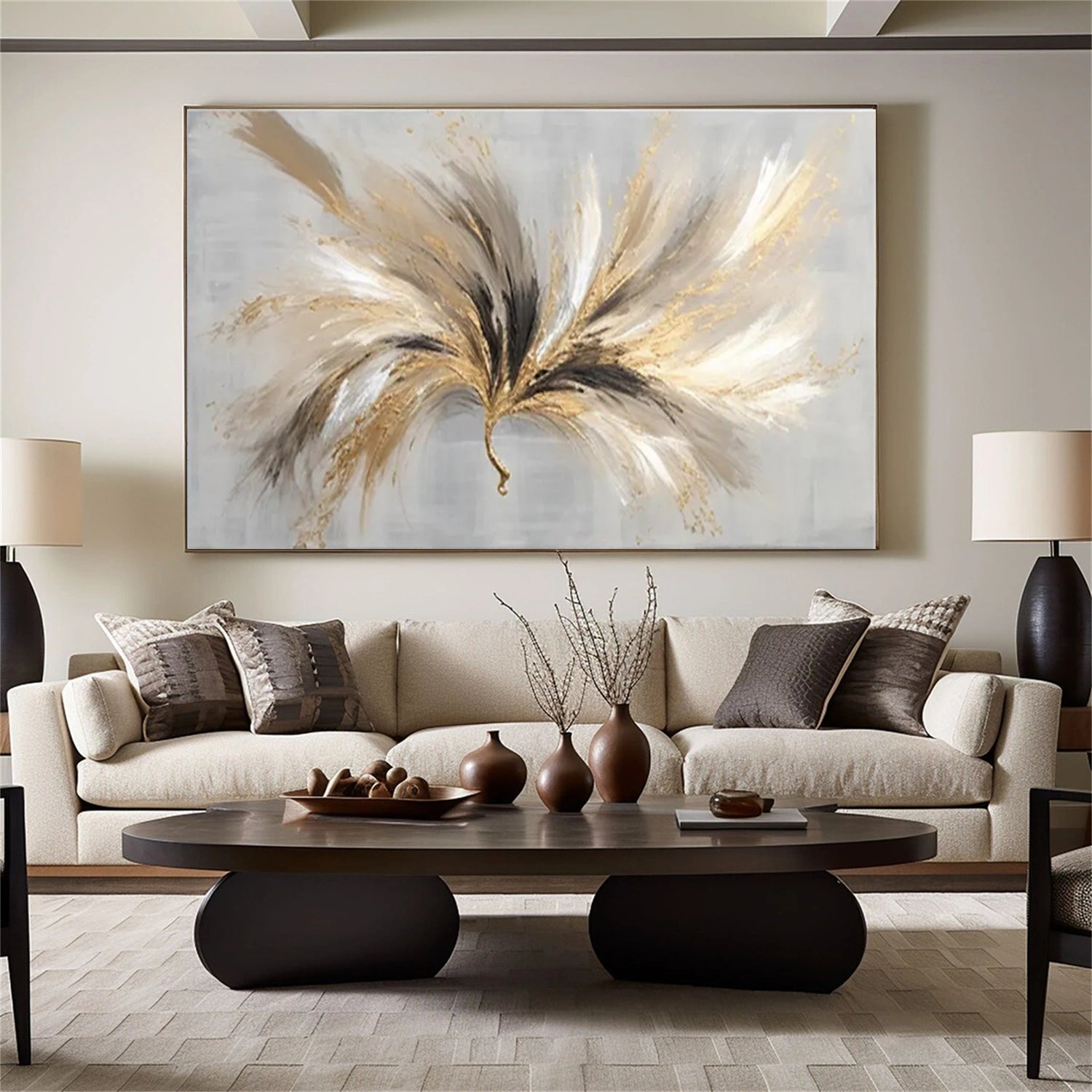 Abstract Textured Wall Art #AB 505
