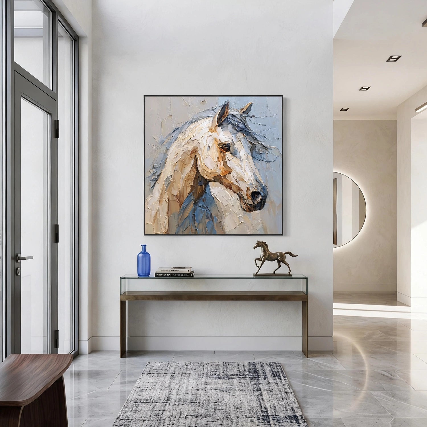 Abstract Animal Texture Canvas Art #AP245