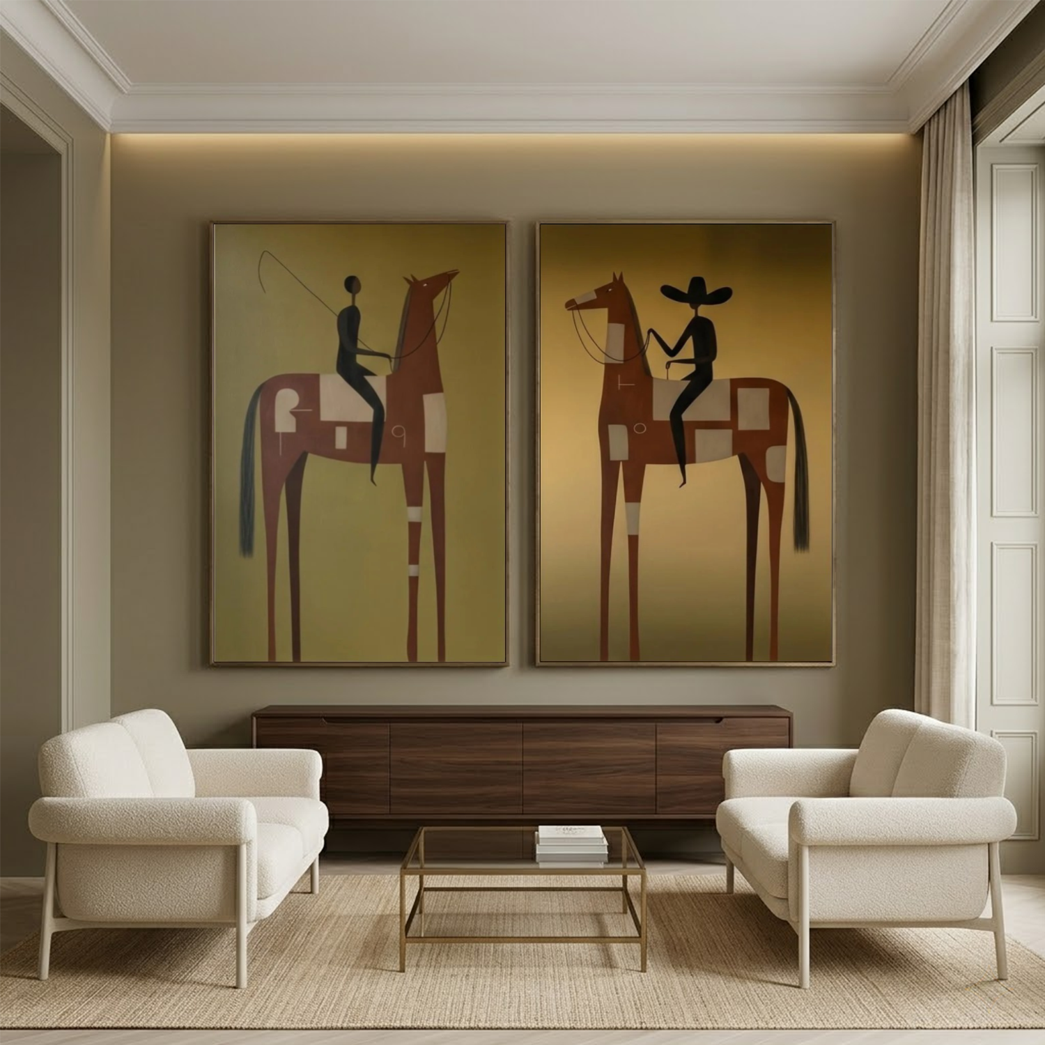 Americana Wall Art Set of 2 #VE054