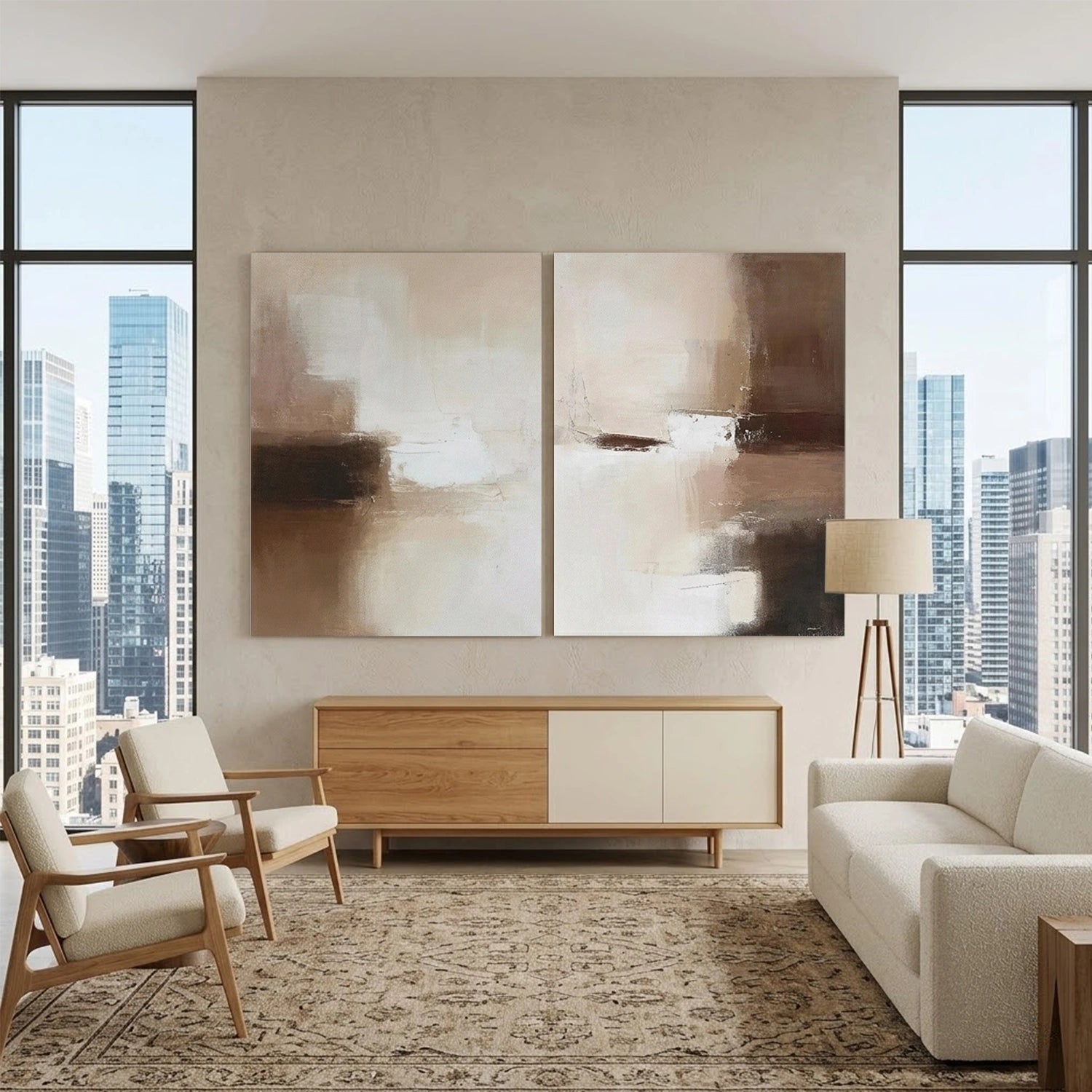 Abstract Wall Art Set of 2 # AB704