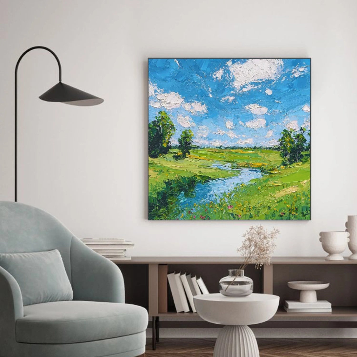 Abstract Urban Texture  Landscape Painting #UL 050