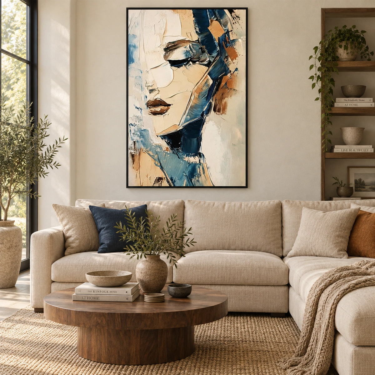 Abstract Portrait Wall Art #PT091