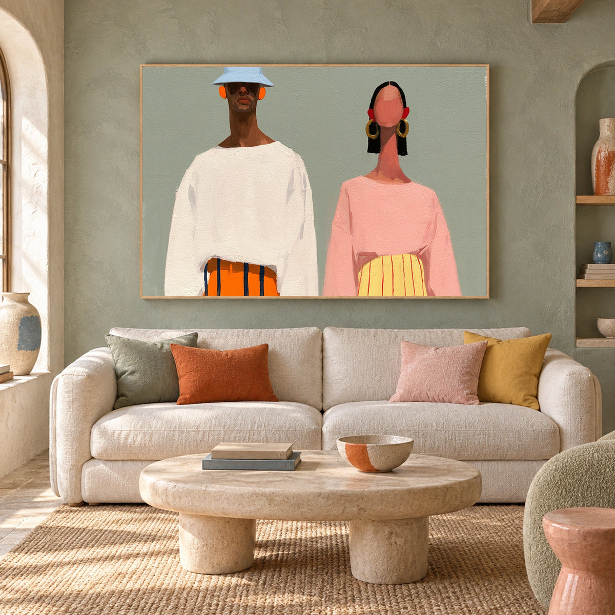 Abstract Portrait Wall Art #PT102