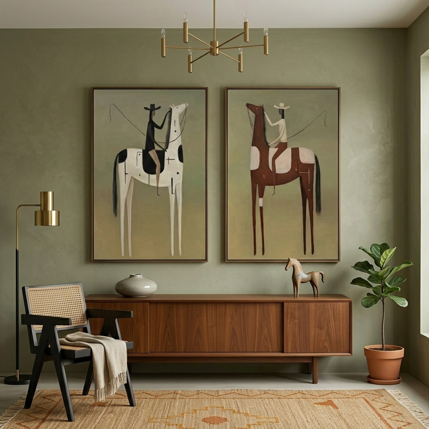 Americana Wall Art Set of 2 #VE055