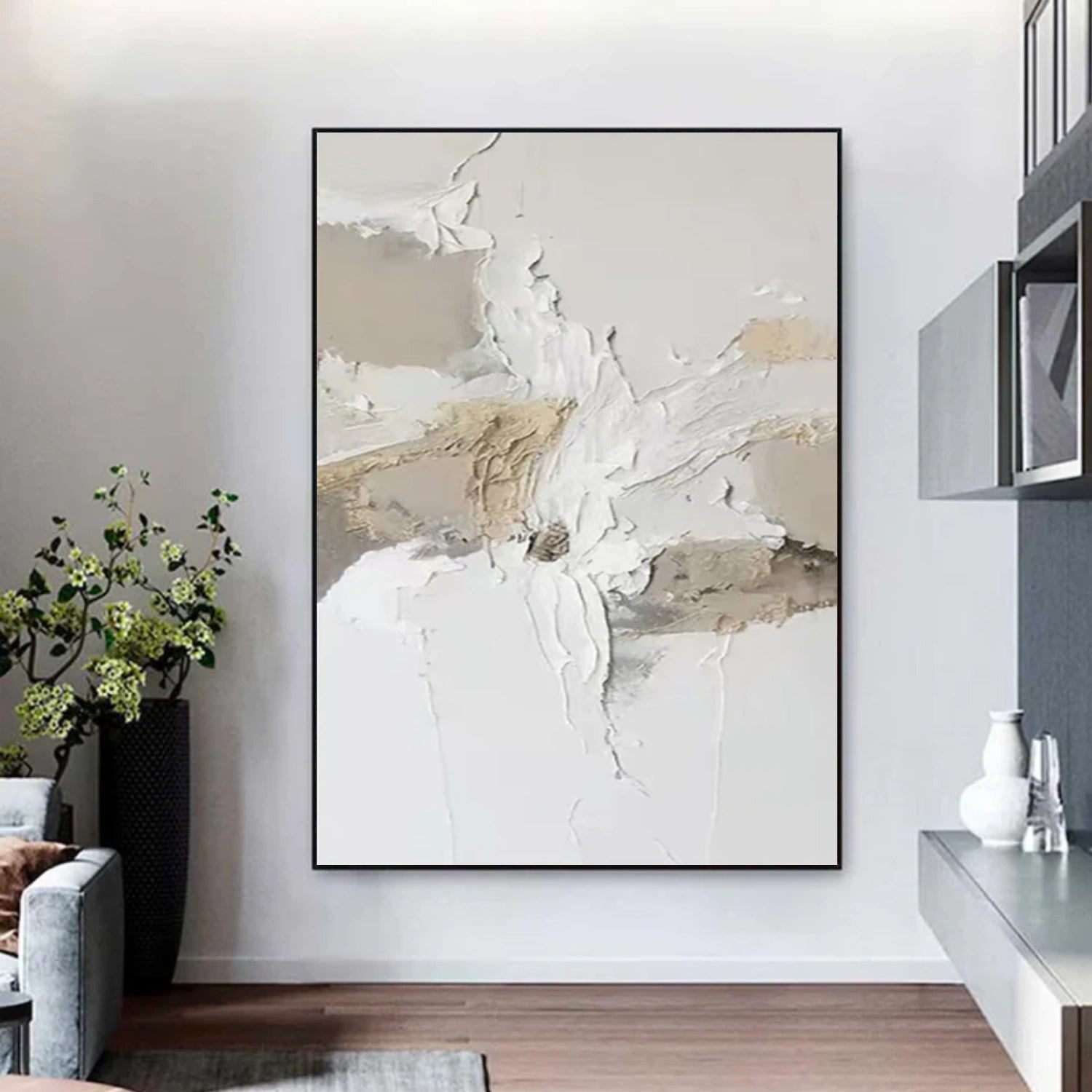 Abstract Textured Wall Art #AB 527