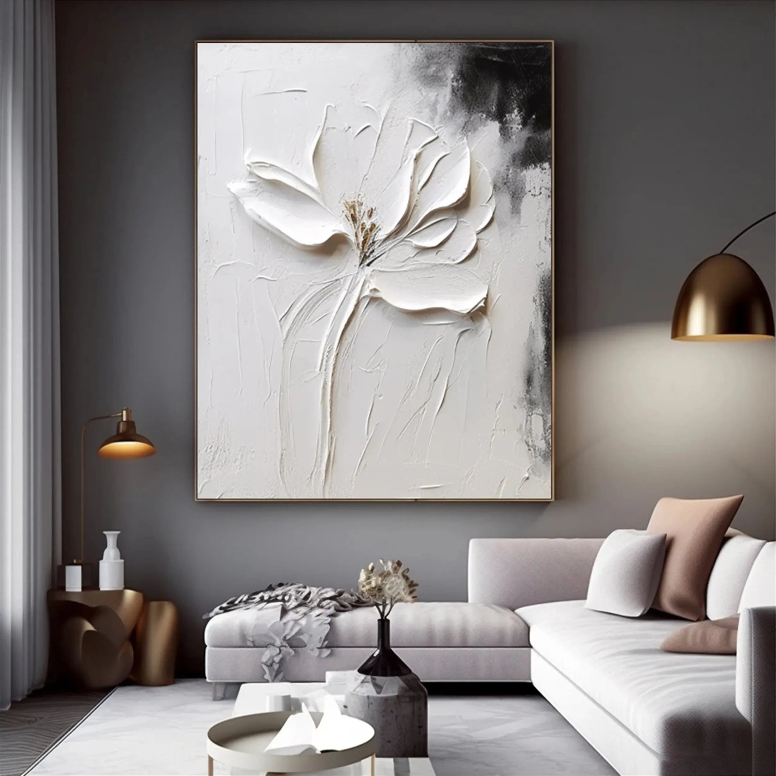 Flower And Tree Painting #FT 042