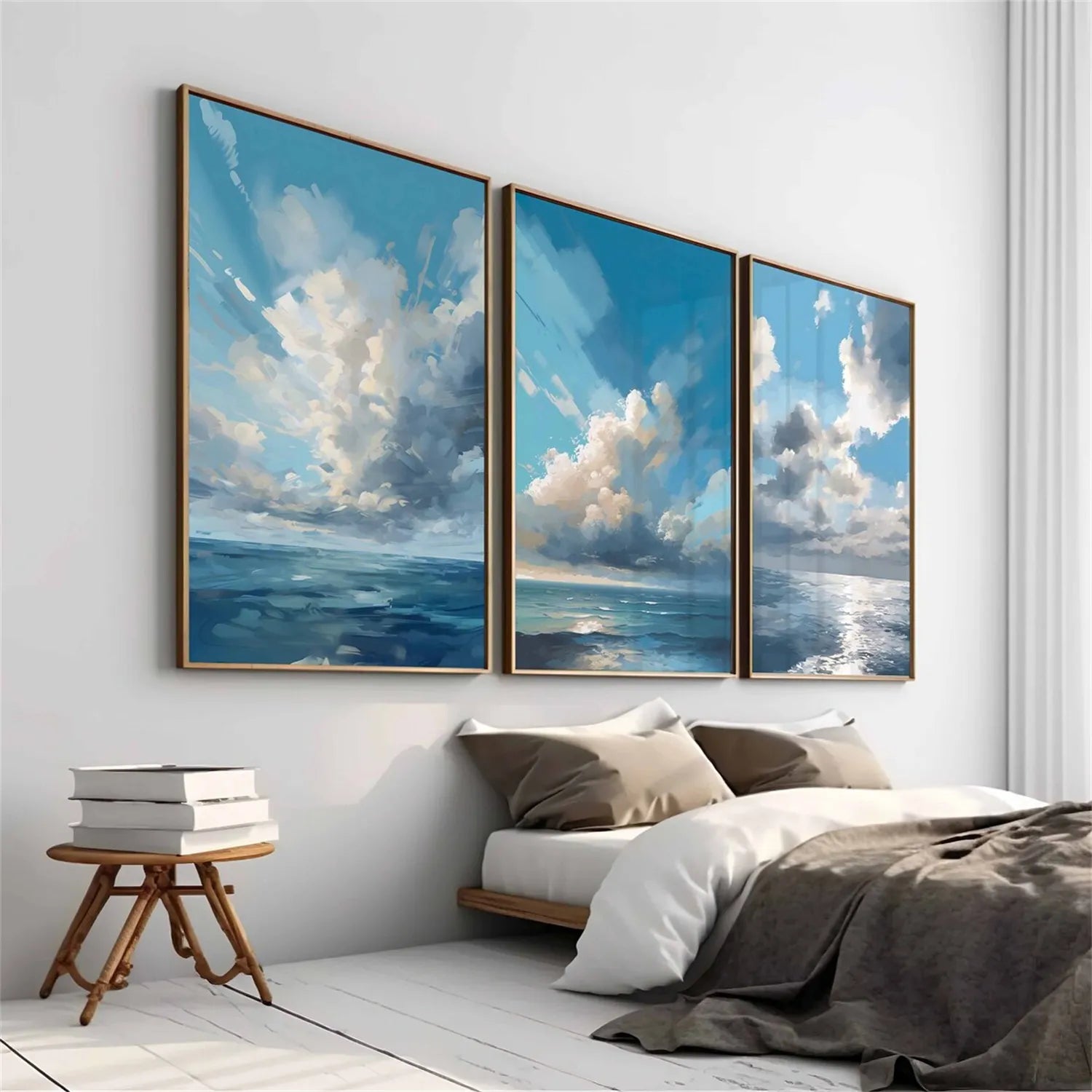 Ocean And Sky Painting Set of 3 #OS 214