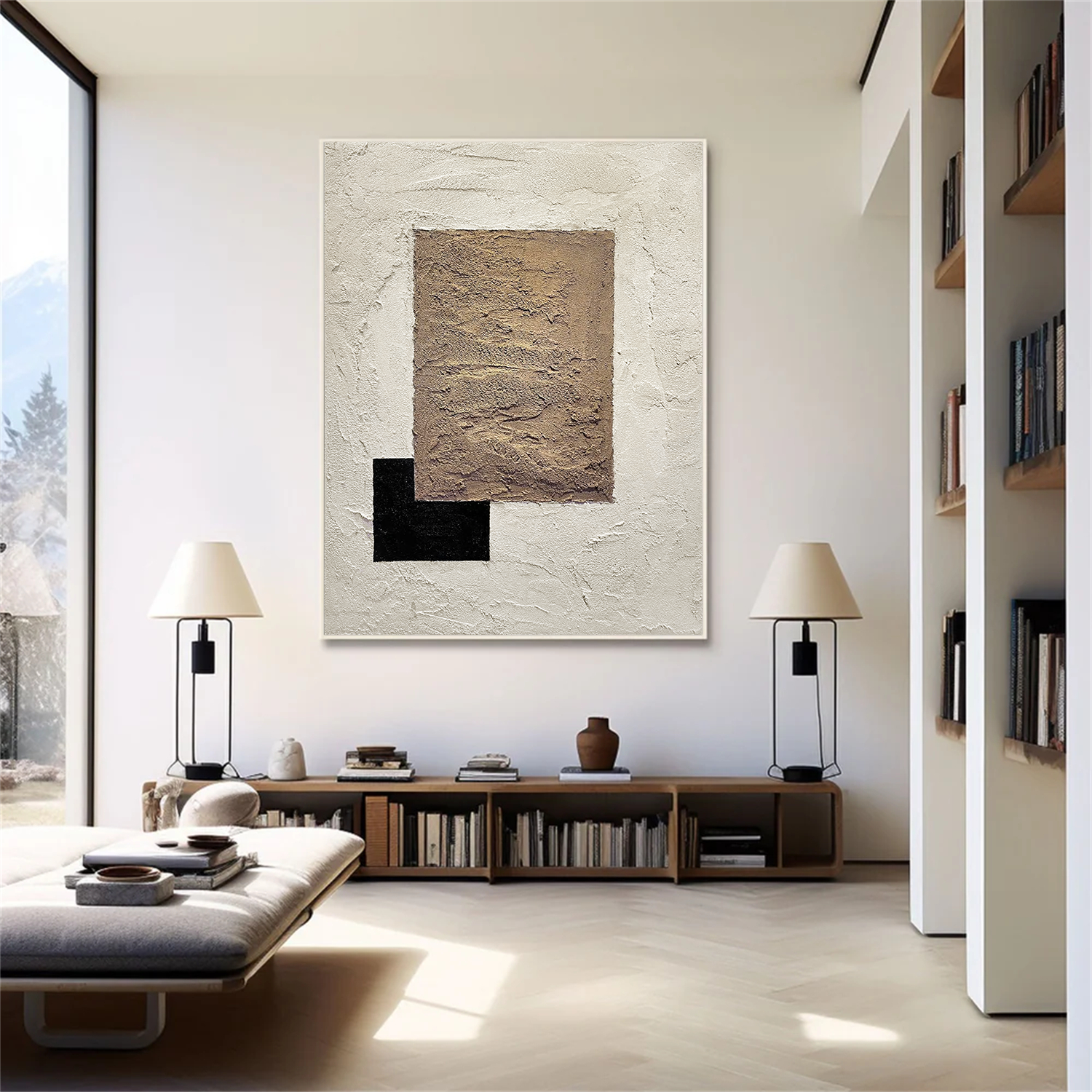 Abstract Textured Wall Art #AB 543
