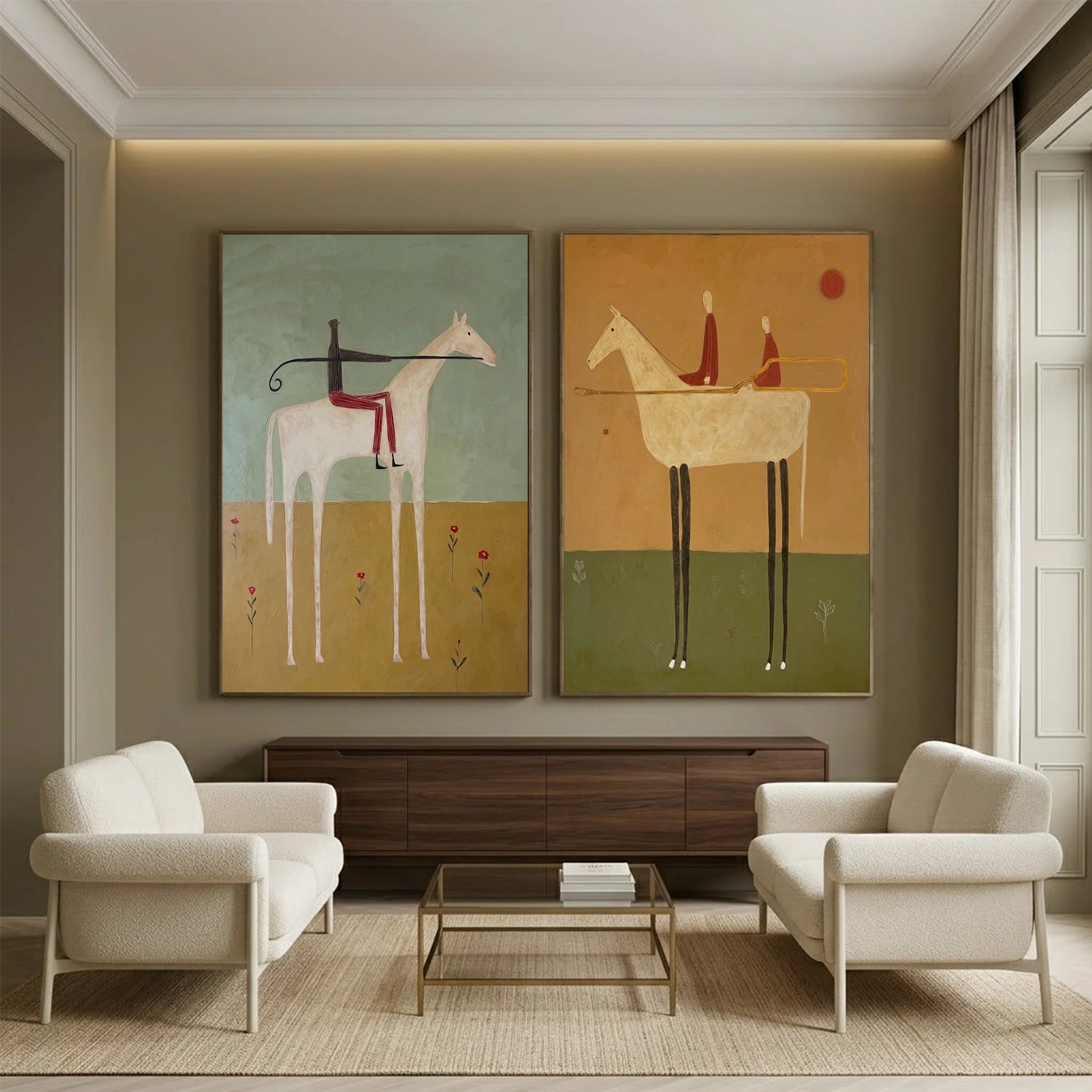 Americana Wall Art  Set of 2 #VE090