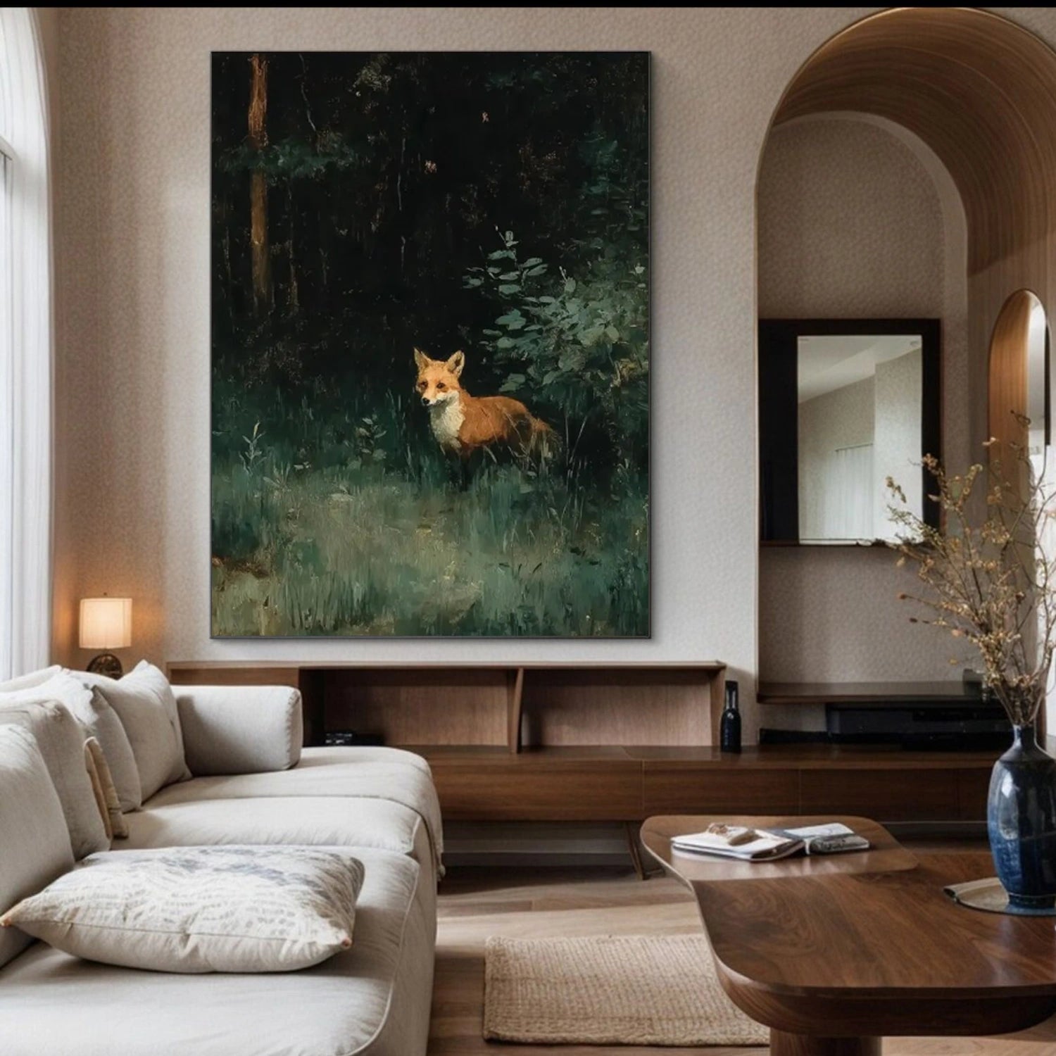 Abstract Animal Canvas Art #AP223