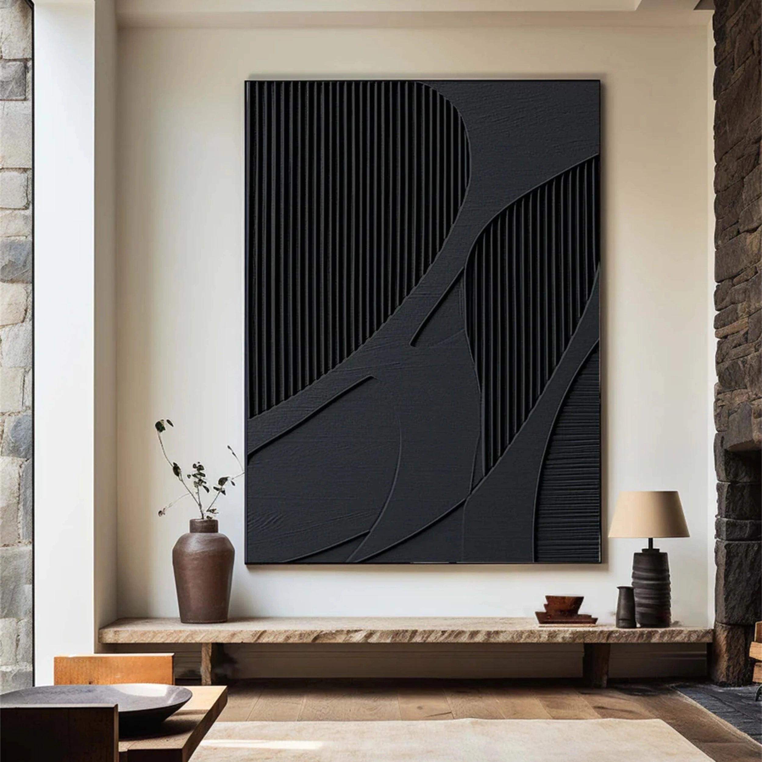 Minimalist Zen Canvas Painting #MZ034