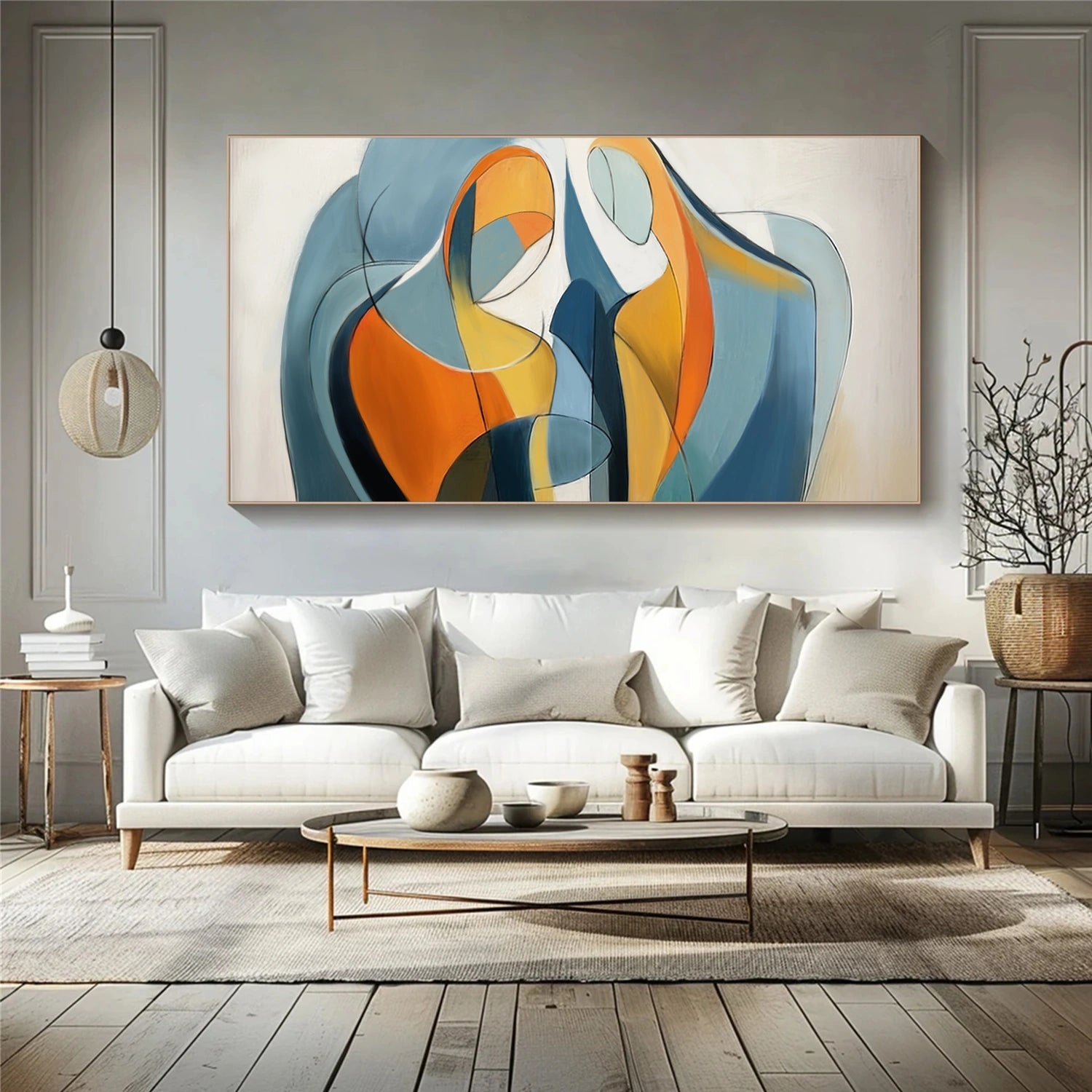 Contemporary Abstract Minimalist Wall Art #CW038