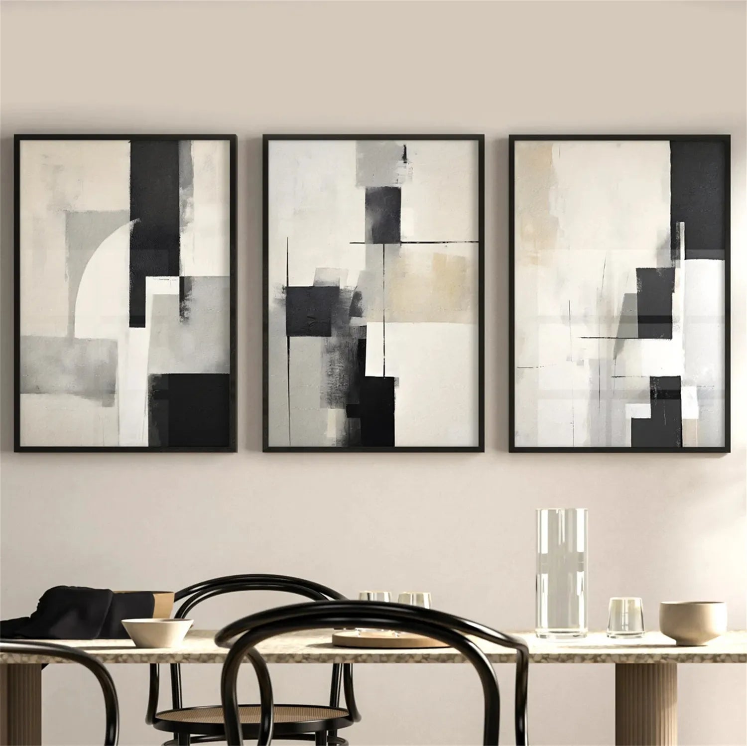 Abstract Painting Set of 3 #AB215